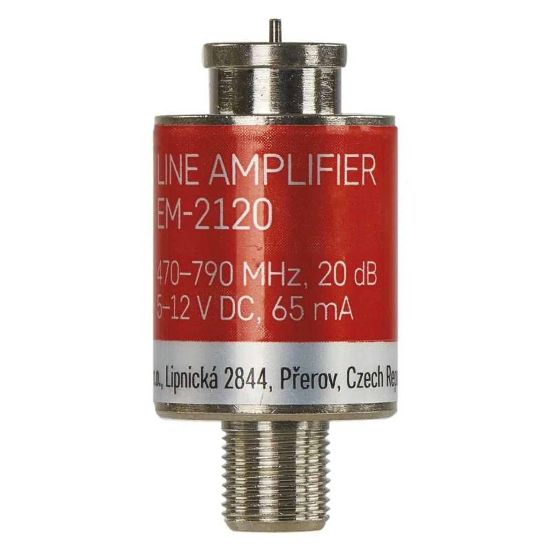 antenní zesilovač linkový AMP-20 20dB pro DVB-T / DVB-T2
