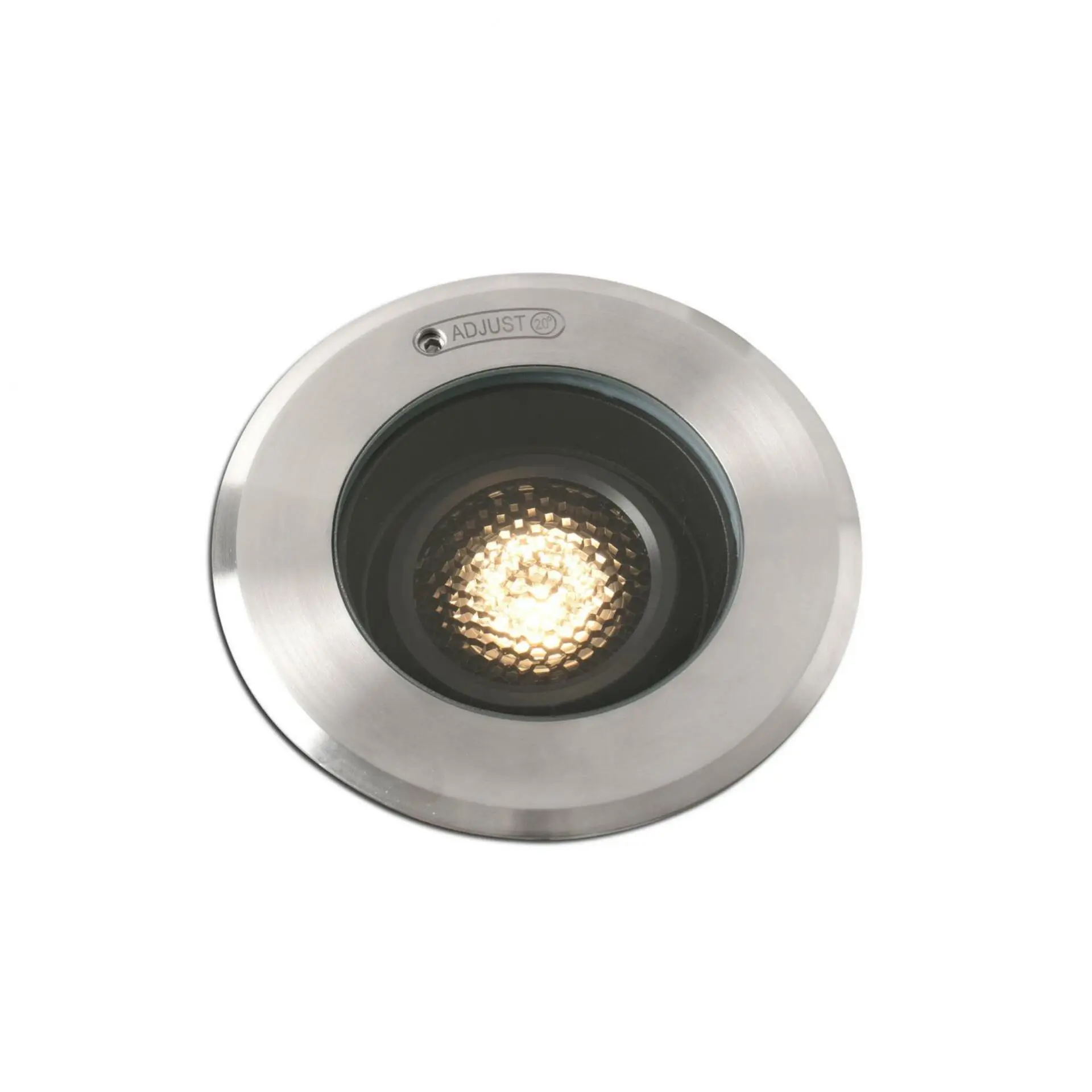 FARO GEISER 80 zapuštěné svítidlo do podhledu, nerez, šedá, GU10