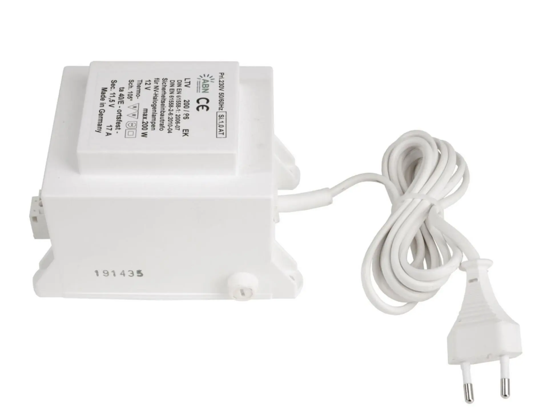 Deko-Light ABN napájení ABN 200VA konvenční konstantní napětí IP20 stmívatelné 12V AC 200,00 W 000104