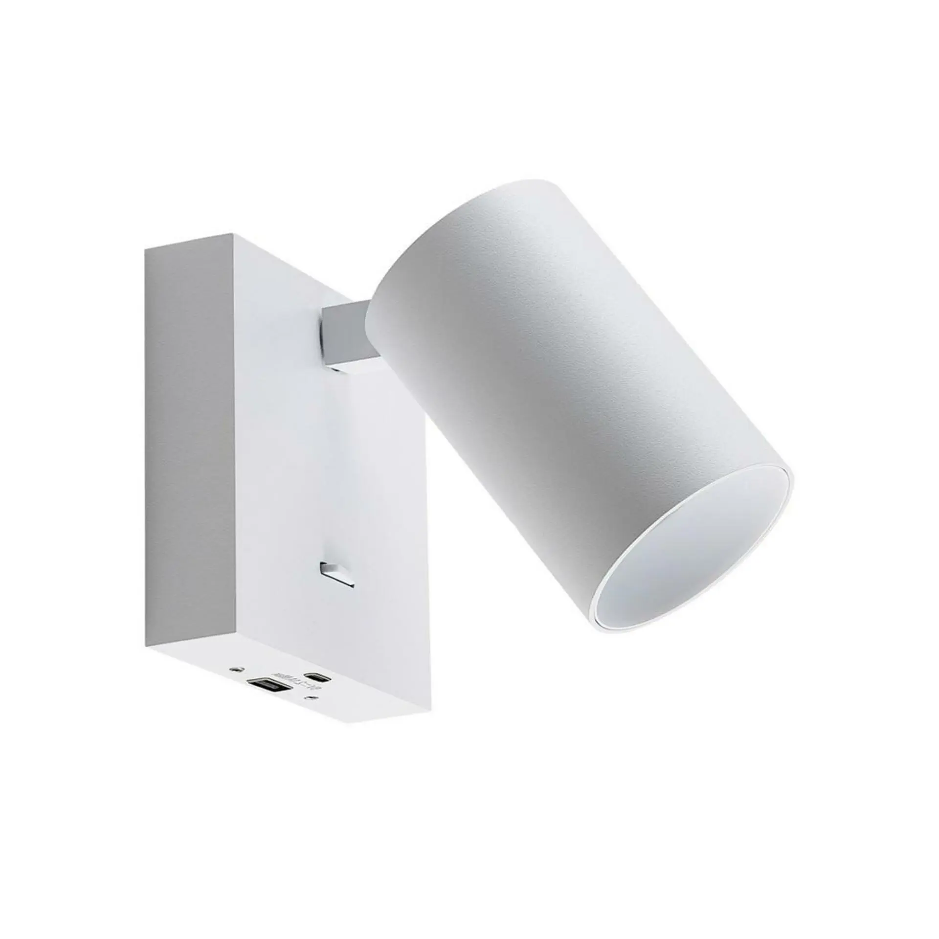 Deko-Light nástěnné přisazené svítidlo - Can Tilt hranaté USB, 1x 7,5 W GU10, bílá 341339