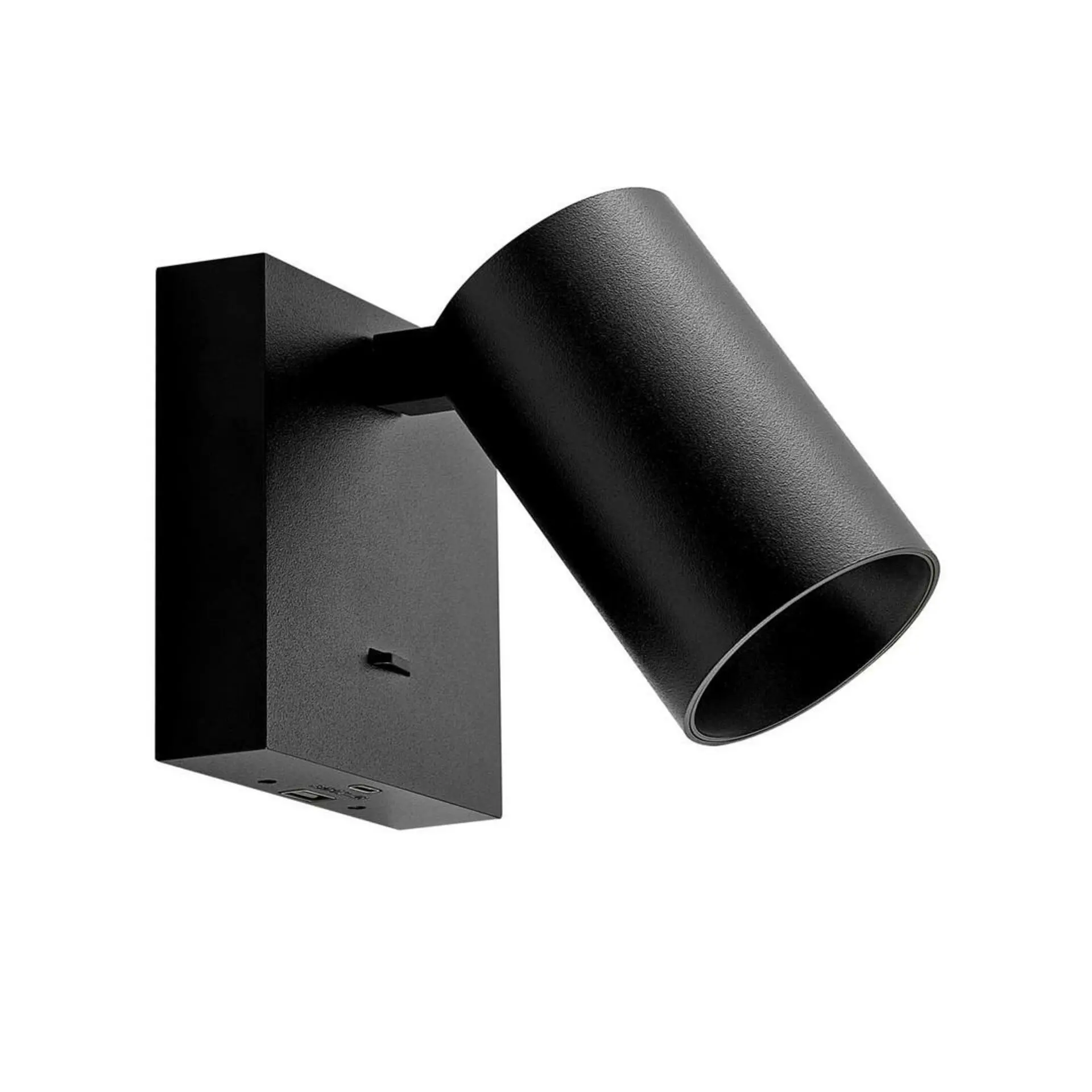 IMPR 341340 Deko-Light nástěnné přisazené svítidlo Can Tilt hranaté USB, 1x 7,5 W GU10, černá - DEKOLIGHT