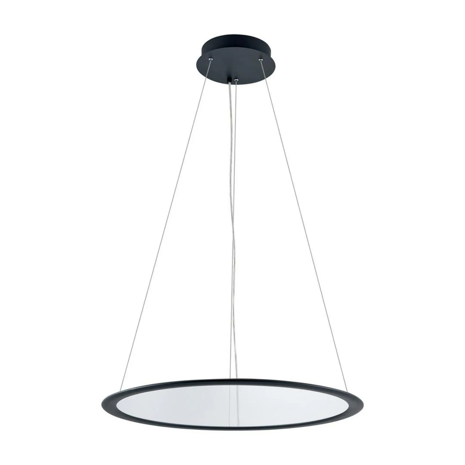 Deko-Light závěsné svítidlo - LED Panel, čiré kulaté, 50 W, DIM, 3000/3500/4000 K, černá 342252