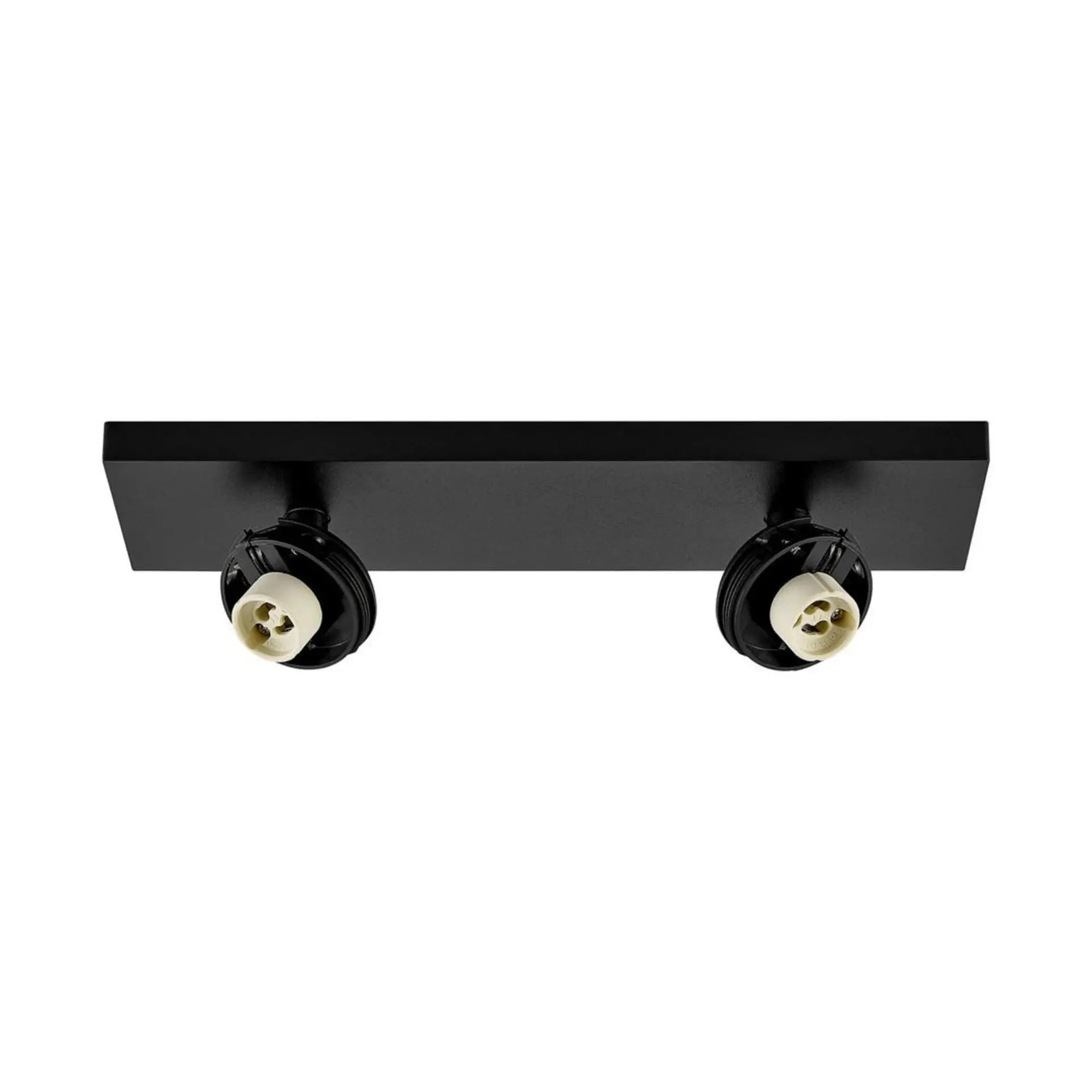 Deko-Light stropní přisazené svítidlo - Can Tilt hranatá základna, 2x 7,5 W GU10, černá 348267
