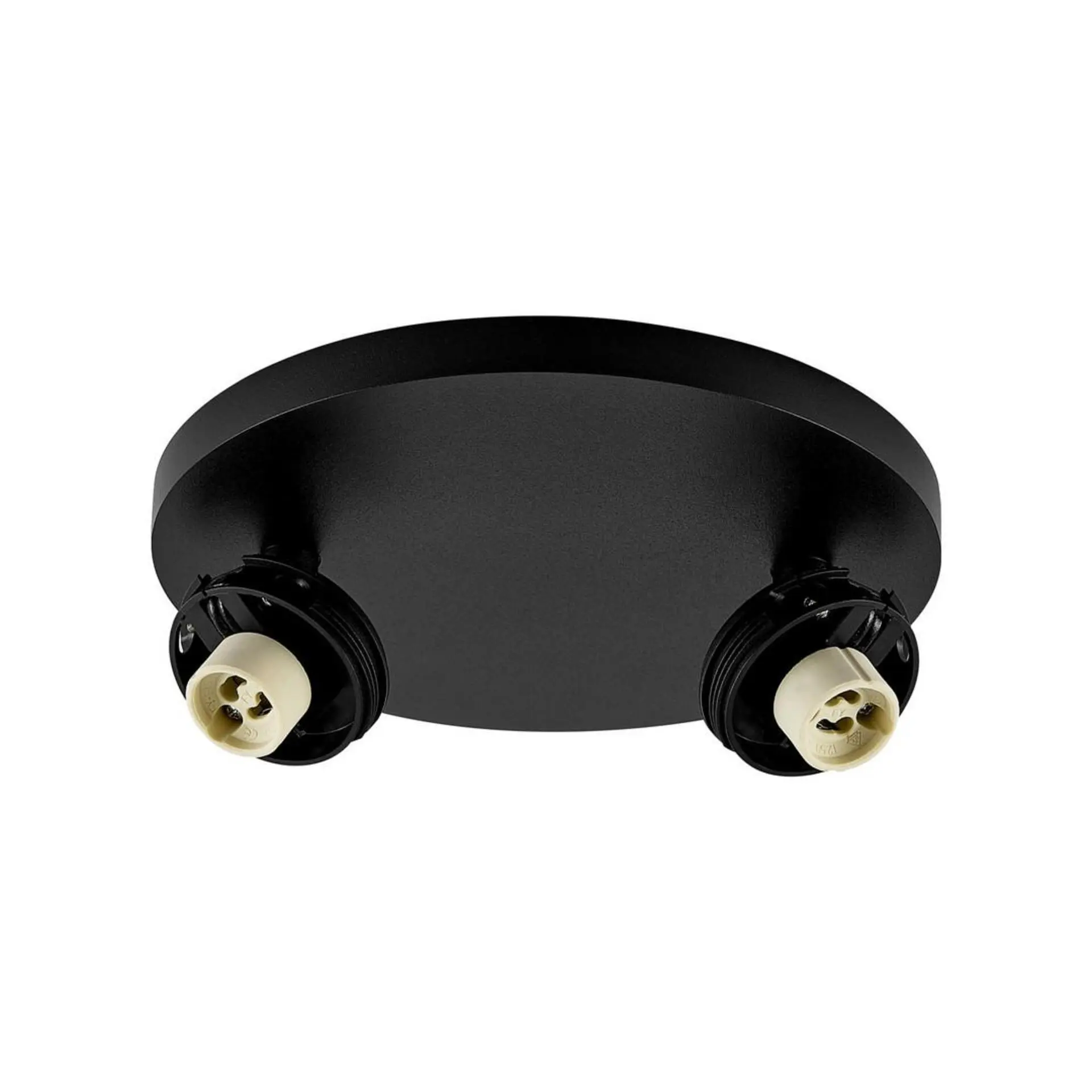 Deko-Light stropní přisazené svítidlo - Can Tilt kulaté základna, 2x 7,5 W GU10, černá 348273
