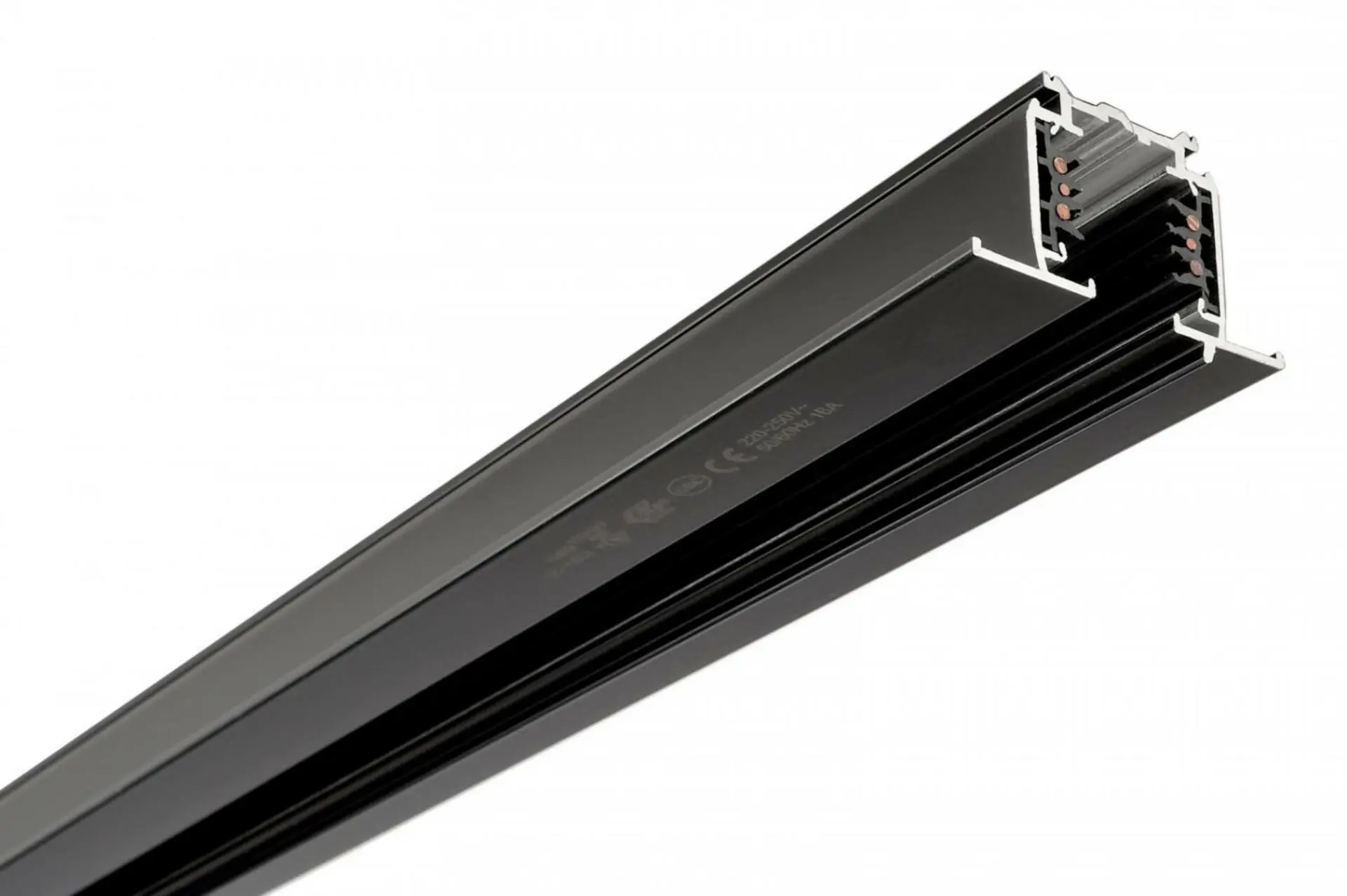 Deko-Light 3-fázový kolejnicový systém - D Line DALI vestavná lišta s křídly 1m, černá 710507