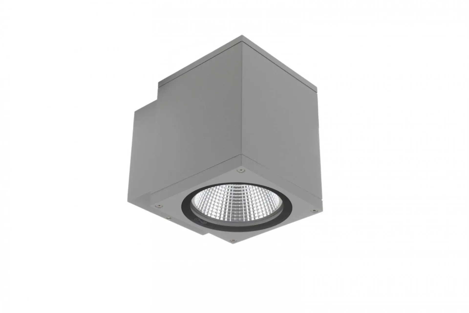 Deko-Light nástěnné přisazené svítidlo - ShoreLine Pro hranaté, 12 W, DIM, 3000/4000 K, světlešedá 731202