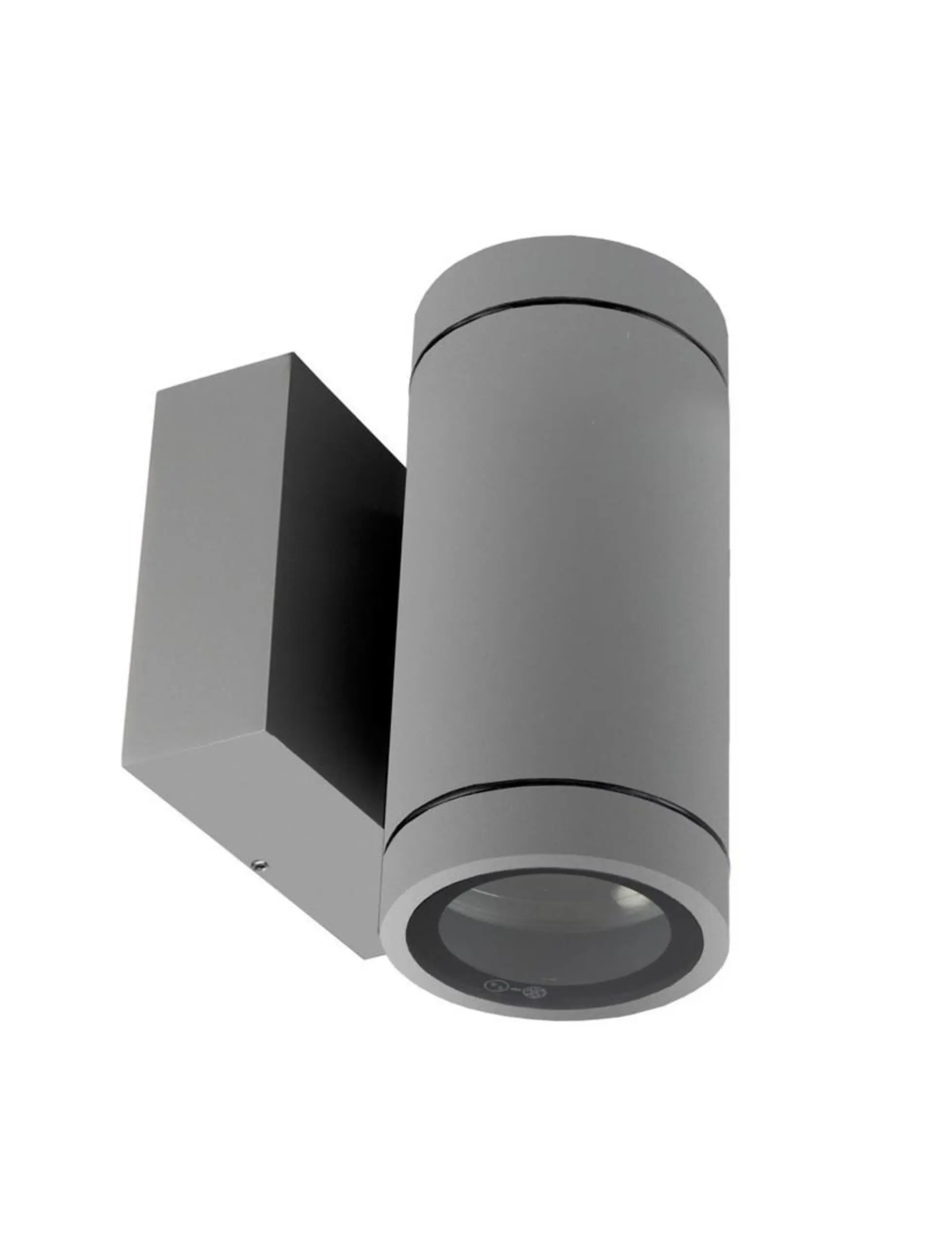 Deko-Light nástěnné přisazené svítidlo - ShoreLine Pro kulaté Up+Down, 2x max. 7,5 W GU10, světlešedá 731214