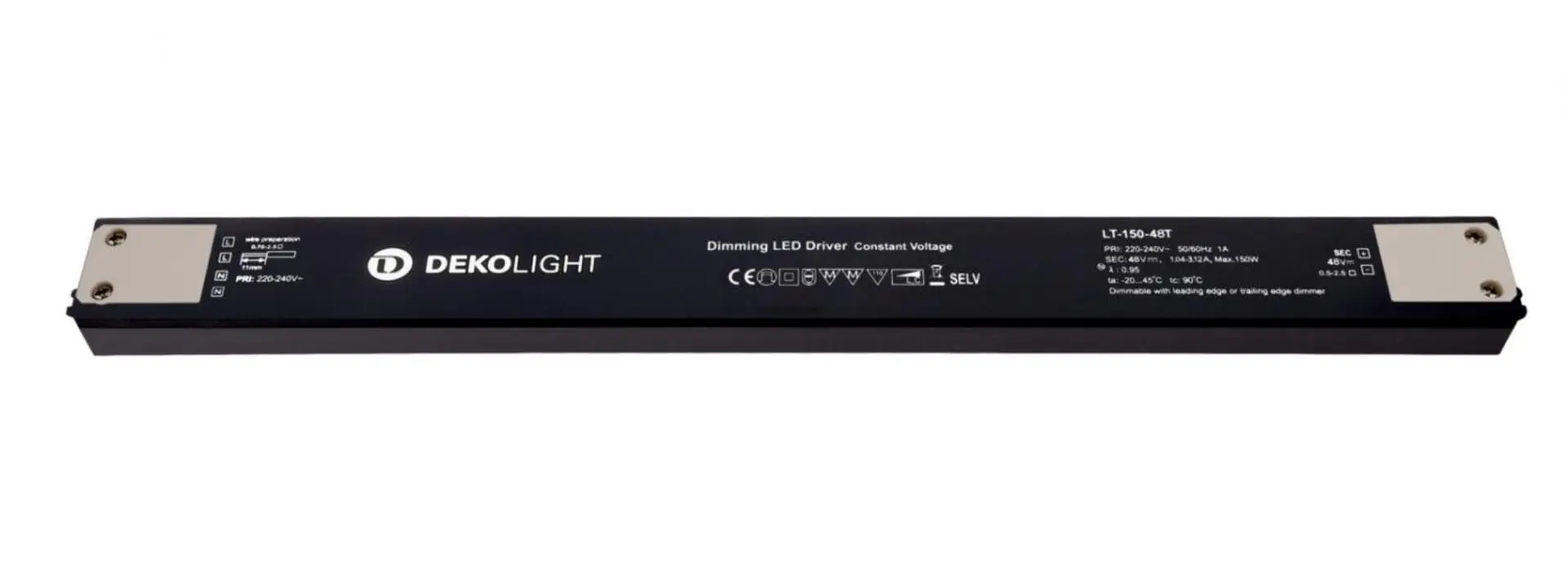 Deko-Light napájení (CV, DC) stmívatelné - Long-Flat, DIM, CV, 48V 50-150W 862269