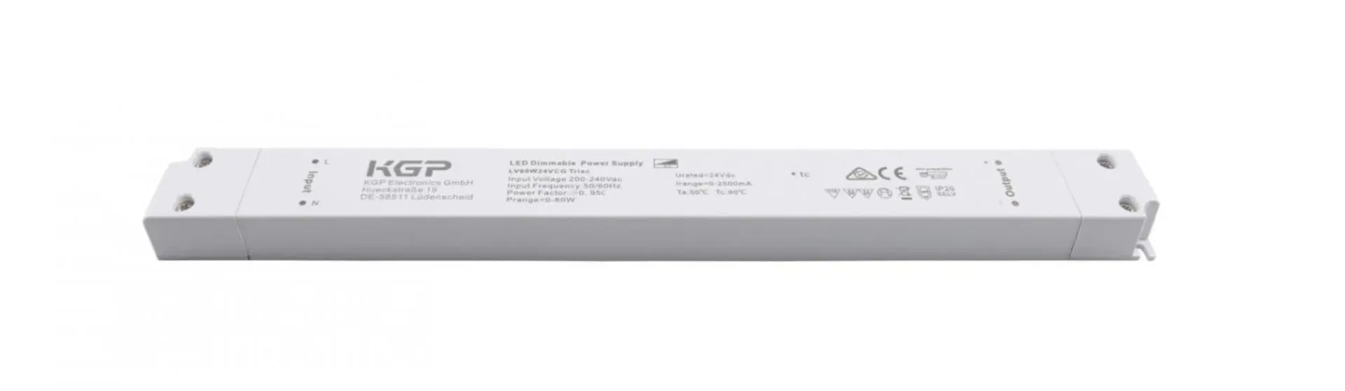 DEKO-LIGHT KGP napájení (CV, DC) stmívatelné - KGP, Long-Flat, DIM, CV, LV60W24CG Triac 862278