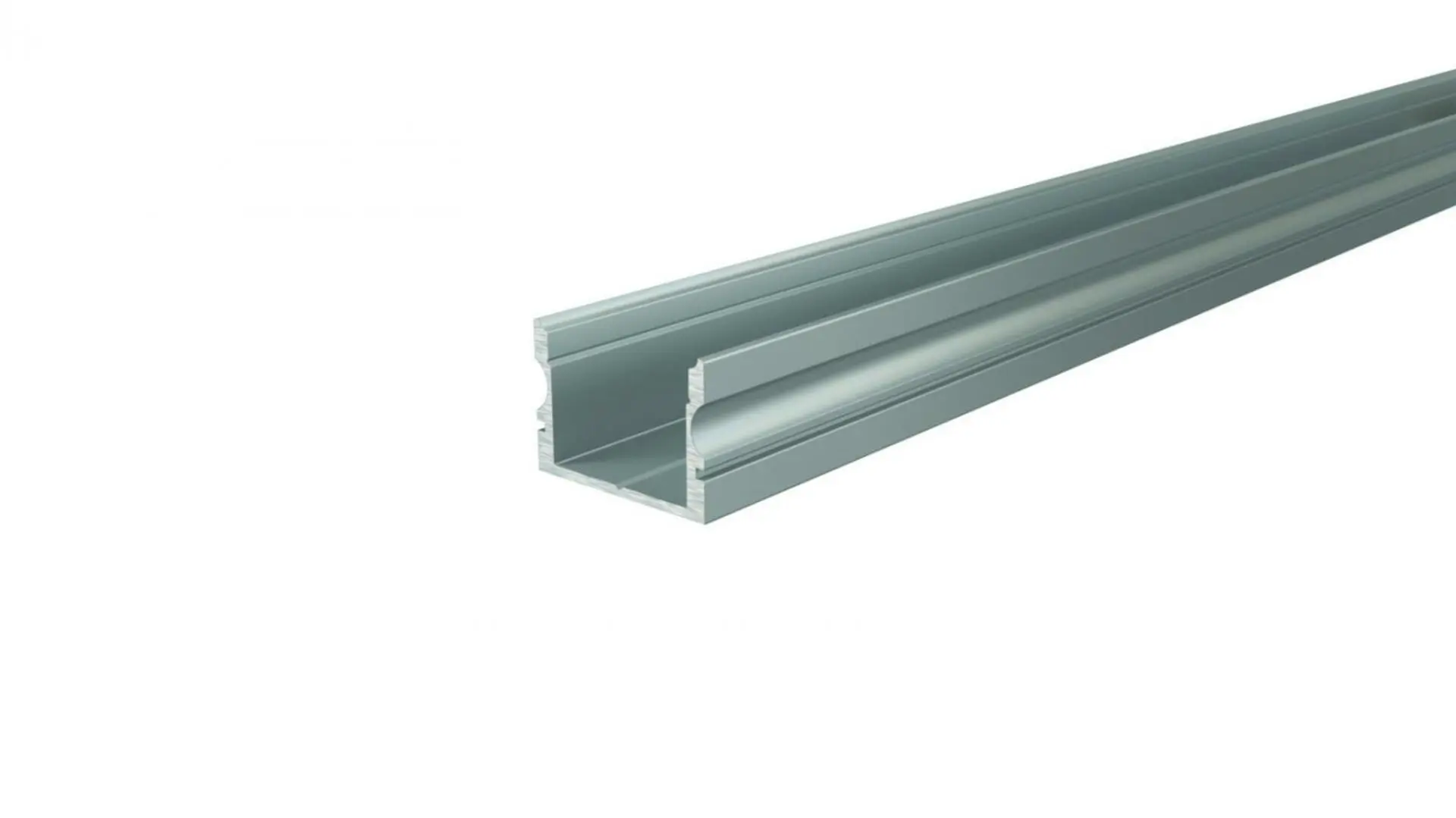 IMPR 970160 AU-02-15 vysoký U-profil pro 15 - 16,3 mm LED pásek matná stříbrná - DEKOLIGHT
