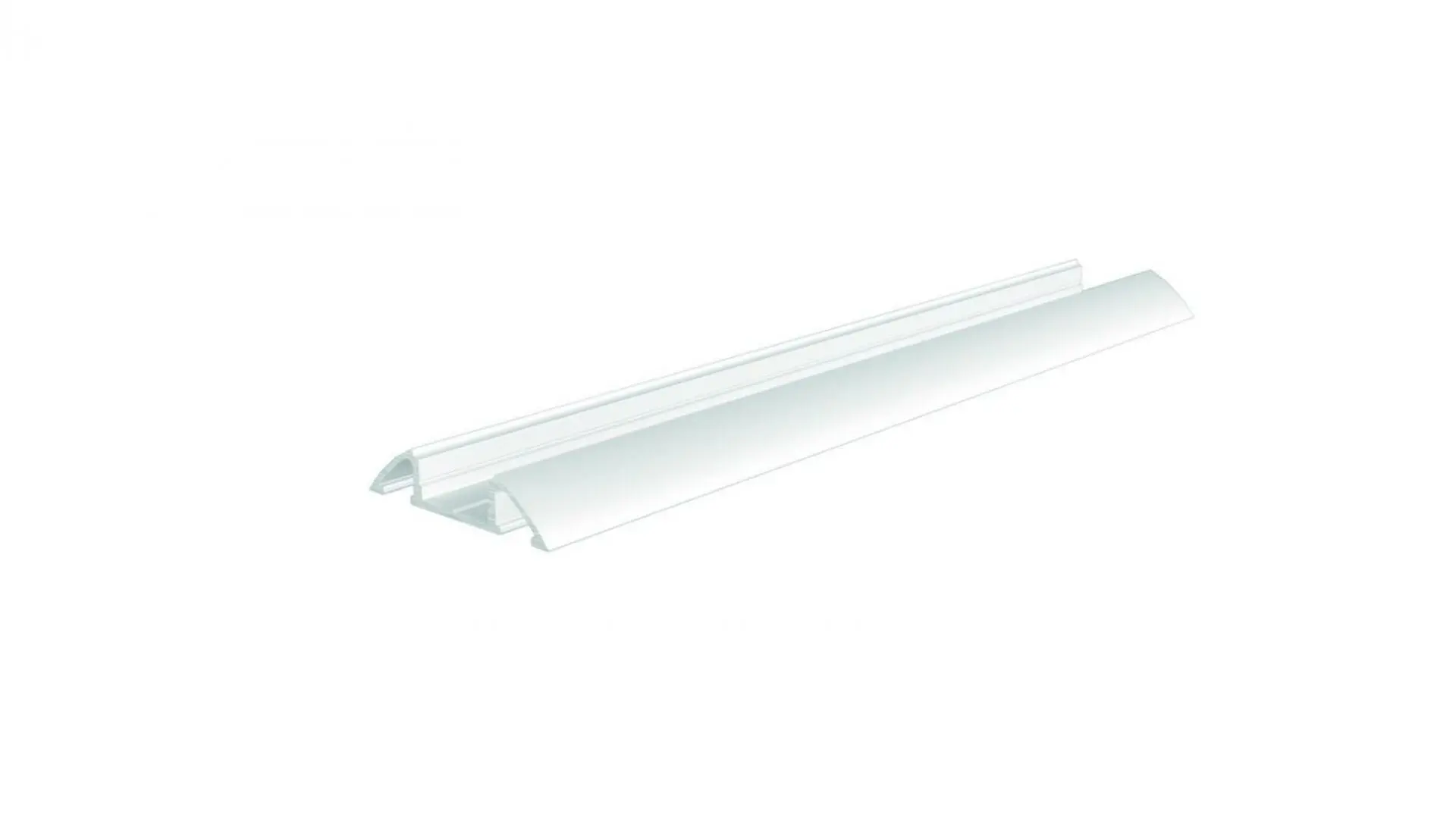 Deko-Light Reprofil přisazený profil plochý AM-01-10 bílá mat 2000 mm 970305