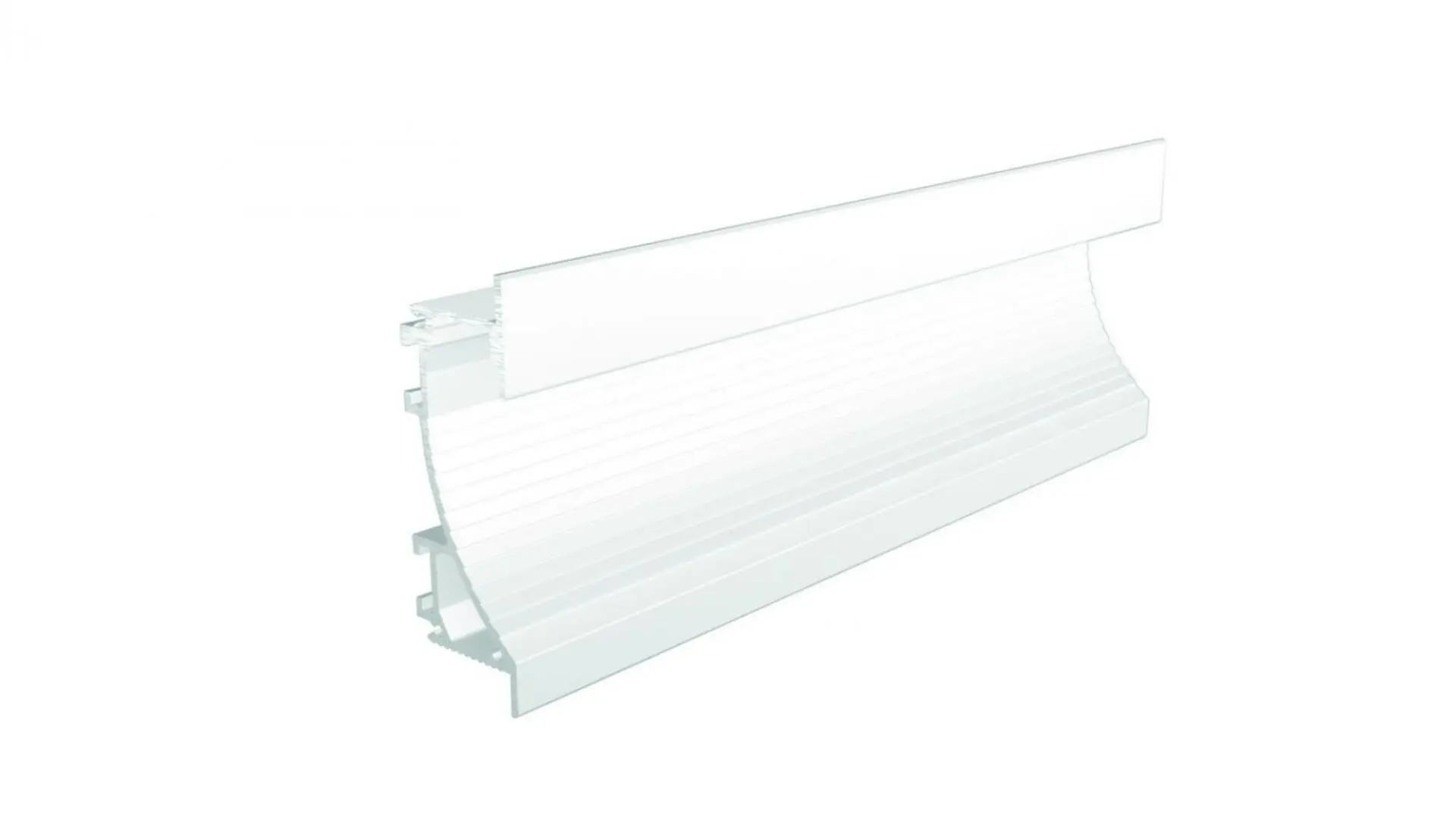 Deko-Light Reprofil sádrokartonový-profil, nástěnná římsa EL-02-12 bílá mat 2000 mm 975495