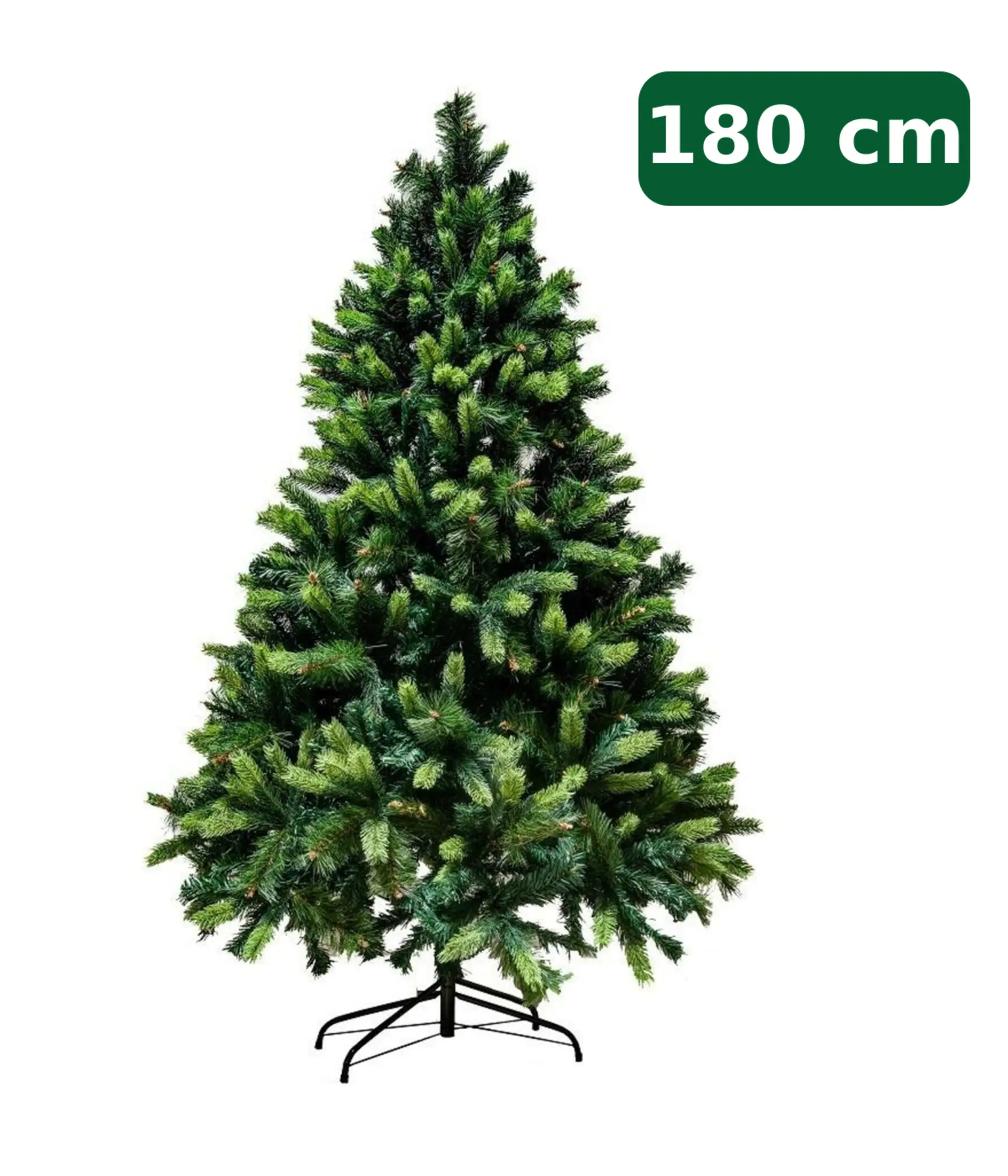 DLED K066 DecoLED Vánoční strom, 2D a 3D jehličí, borovička,180cm K066