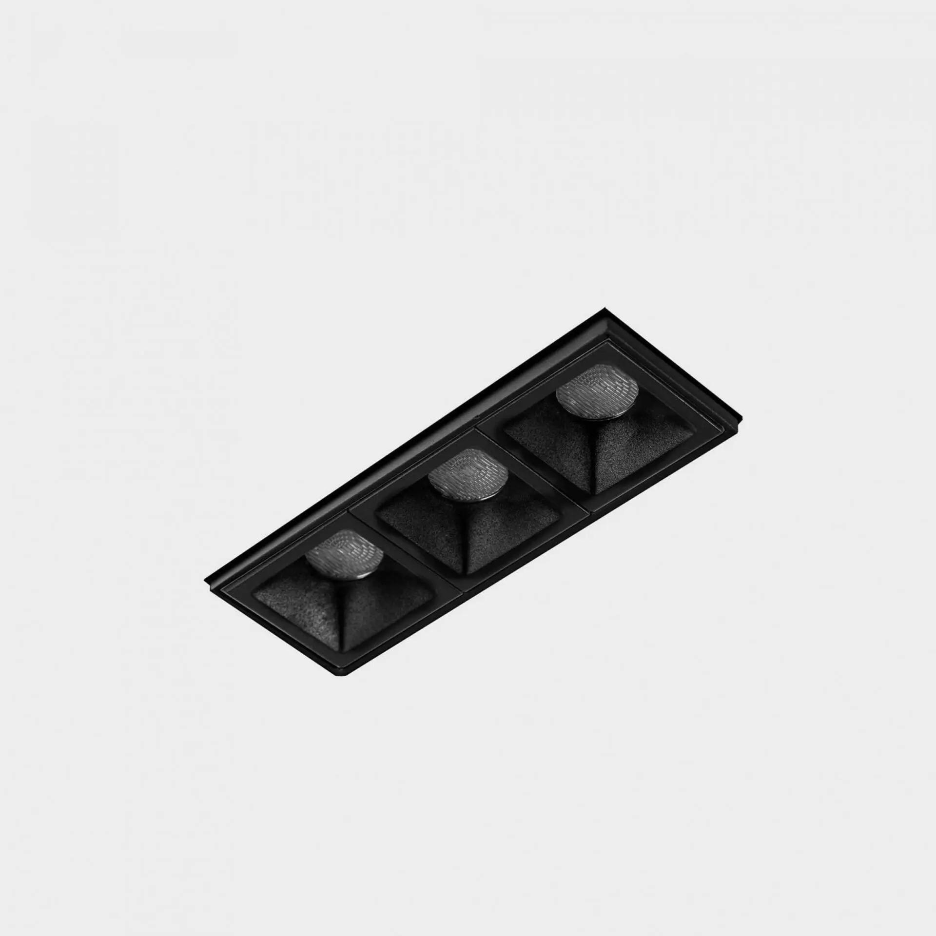 KHL K51300.01.TR.BK-BK.15.ST.9.30 NSES bezrámečkové zapuštěné svítidlo 95x35 mm černá 6 W CRI 90 3000K Non-Dimm - KOHL-Lighting