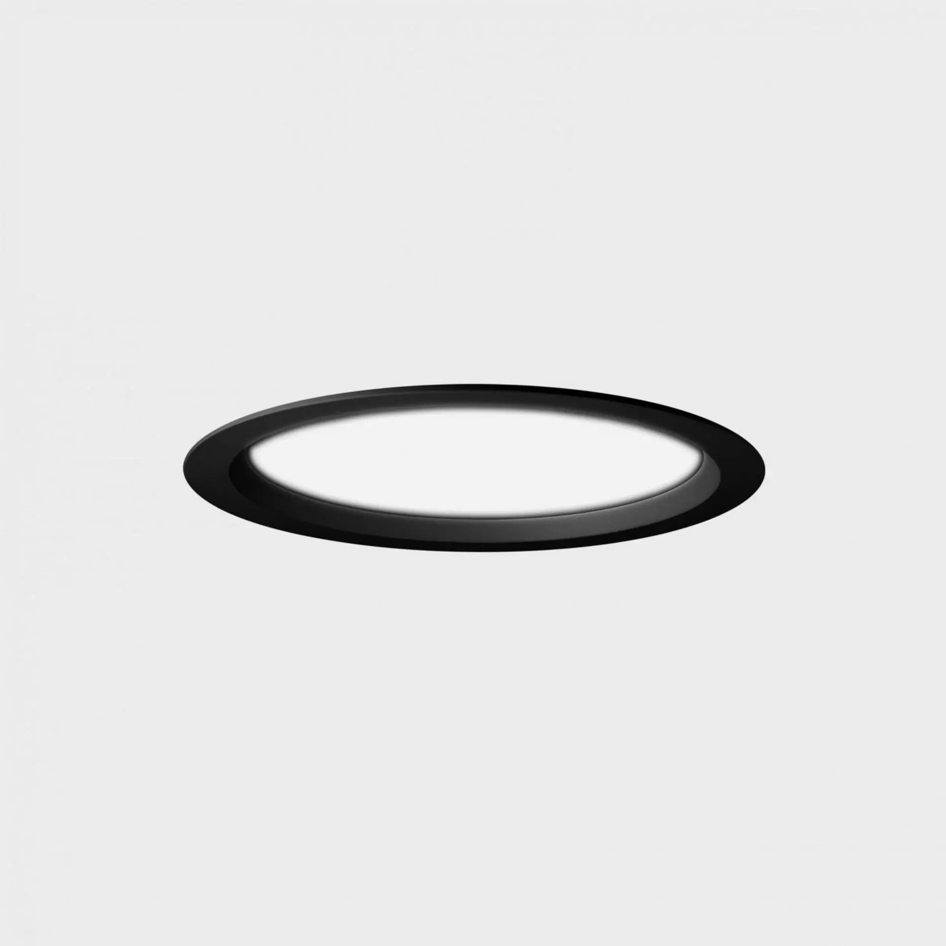 KOHL LIGHTING KOHL-Lighting LIM LACUS zapuštěné svítidlo s rámečkem pr. 142 mm černá 15 W CRI 80 4000K 1.10V