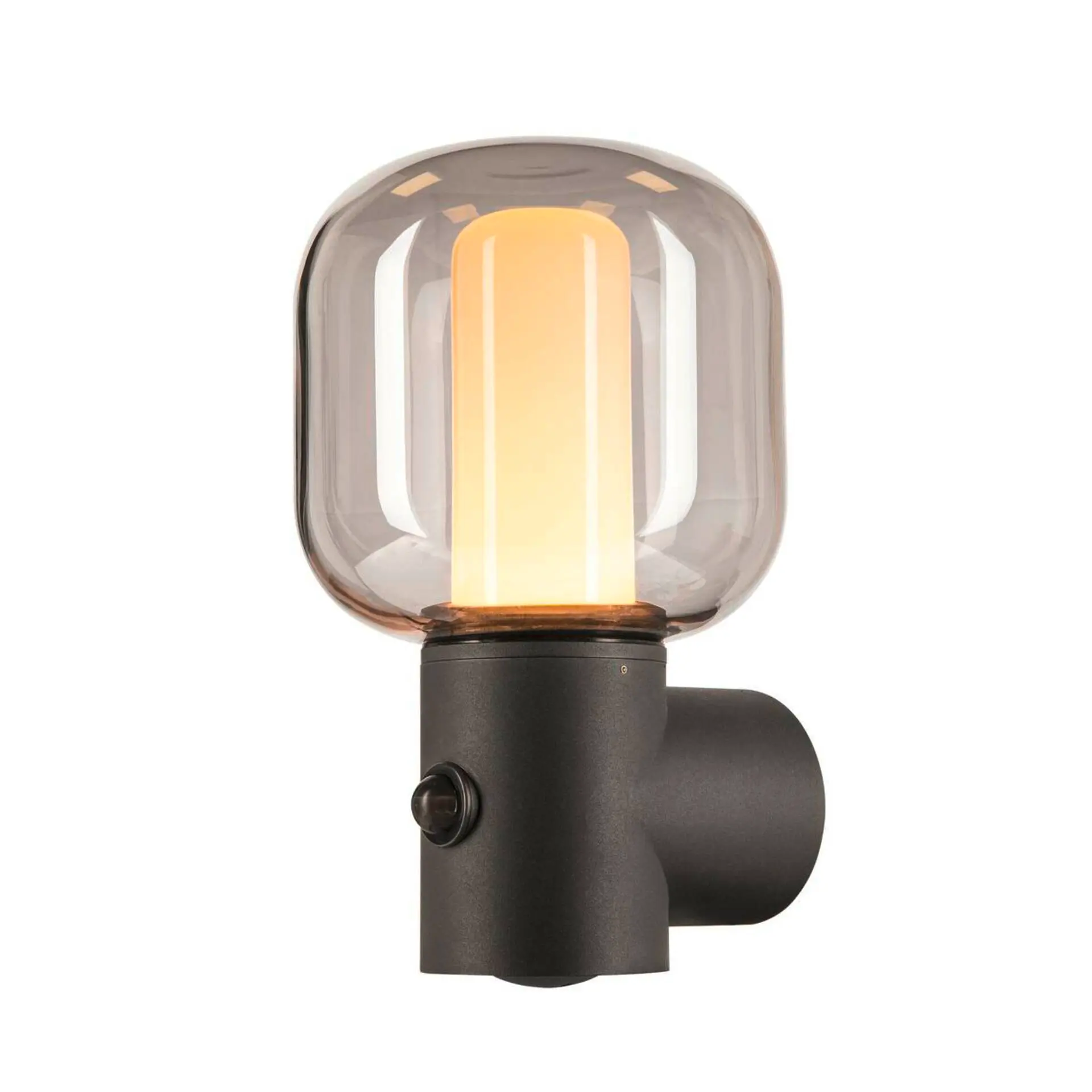 BIG WHITE SLV OVALISK WL Sensor venkovní LED nástěnné přisazené svítidlo antracit CCT switch 3000/4000 K 1004679