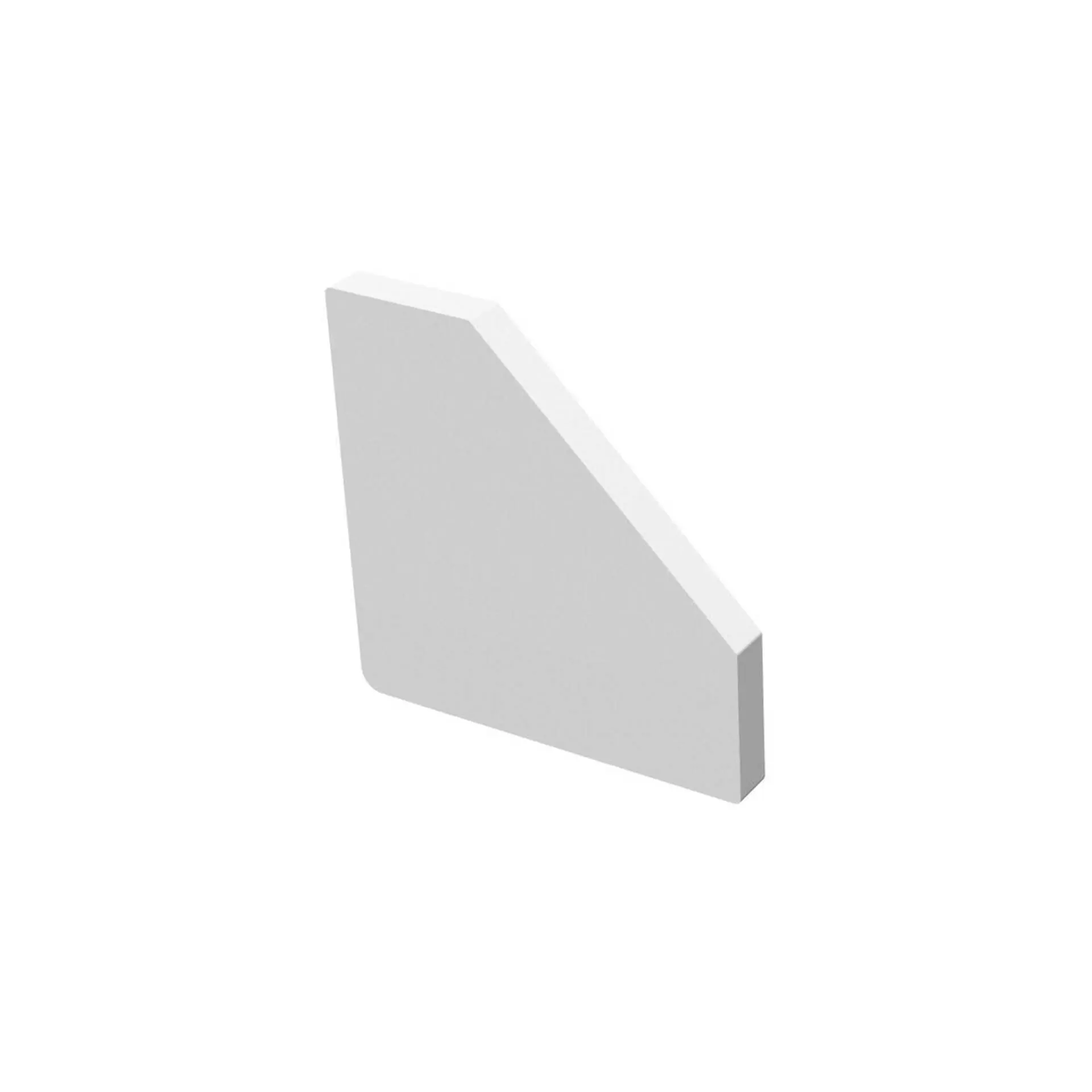 BIG WHITE SLV GRAZIA 10 EDGE koncová krytka bílá 1004894