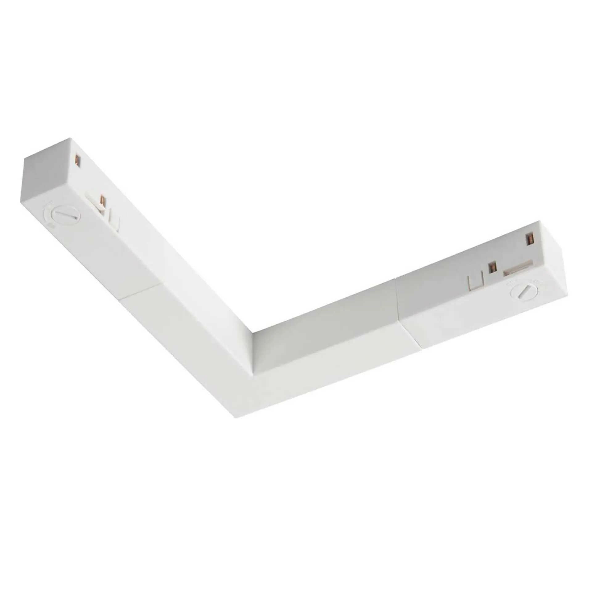 BIG WHITE SLV L-spojka elektrická 48 V TRACK, bílá, DALI 1006572