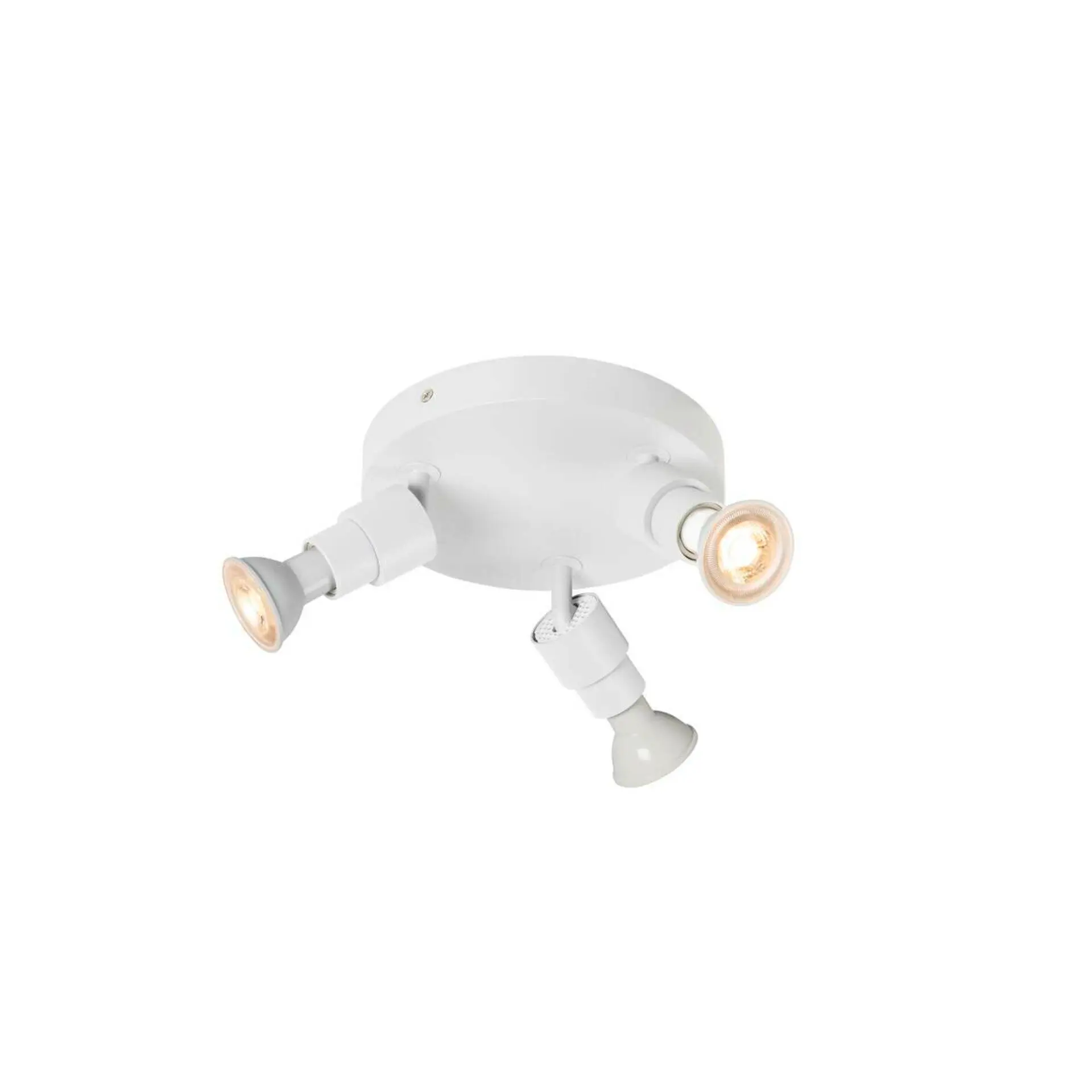 BIG WHITE SLV PURI 2.0 Basic nástěnné a stropní svítidlo, kulaté, 3 x max. 6W GU10, bílé 1008236