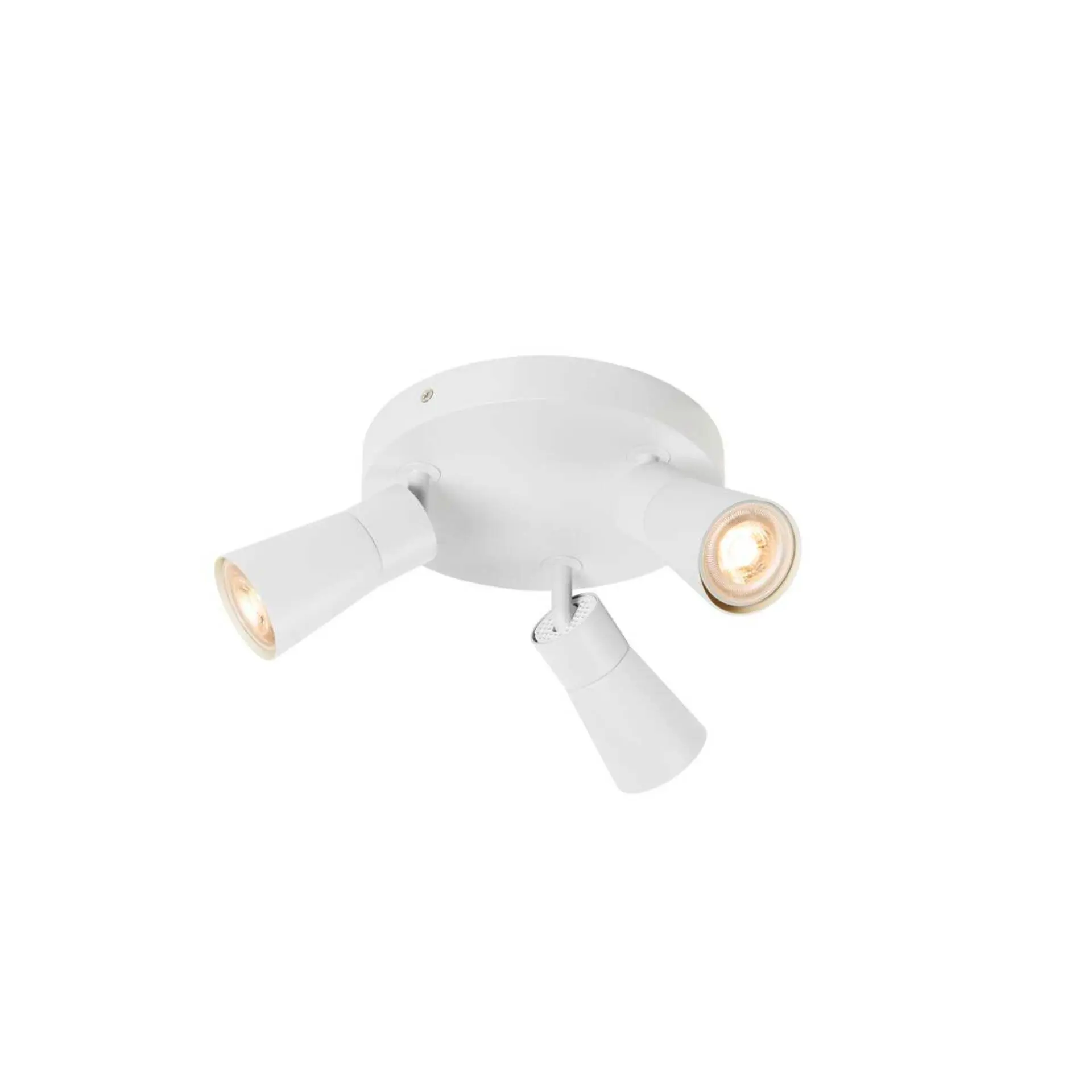 BIG WHITE SLV PURI 2.0 Cone nástěnné a stropní svítidlo, kulaté, 3 x max. 6W GU10, bílé 1008338