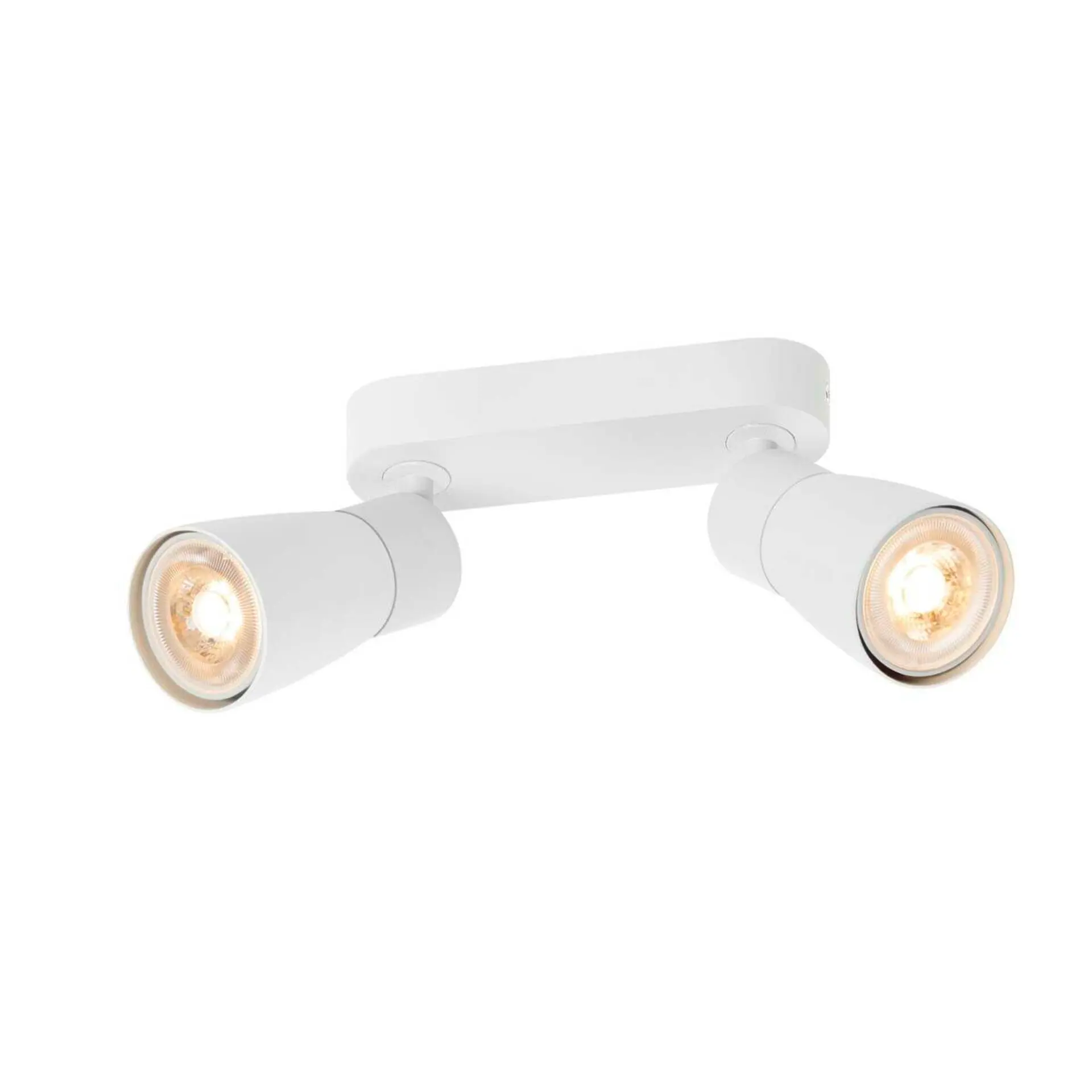 BIG WHITE SLV PURI 2.0 Dome nástěnné a stropní svítidlo pro povrchovou montáž, dlouhé, 2 x max. 6W GU10, bílé 1008371
