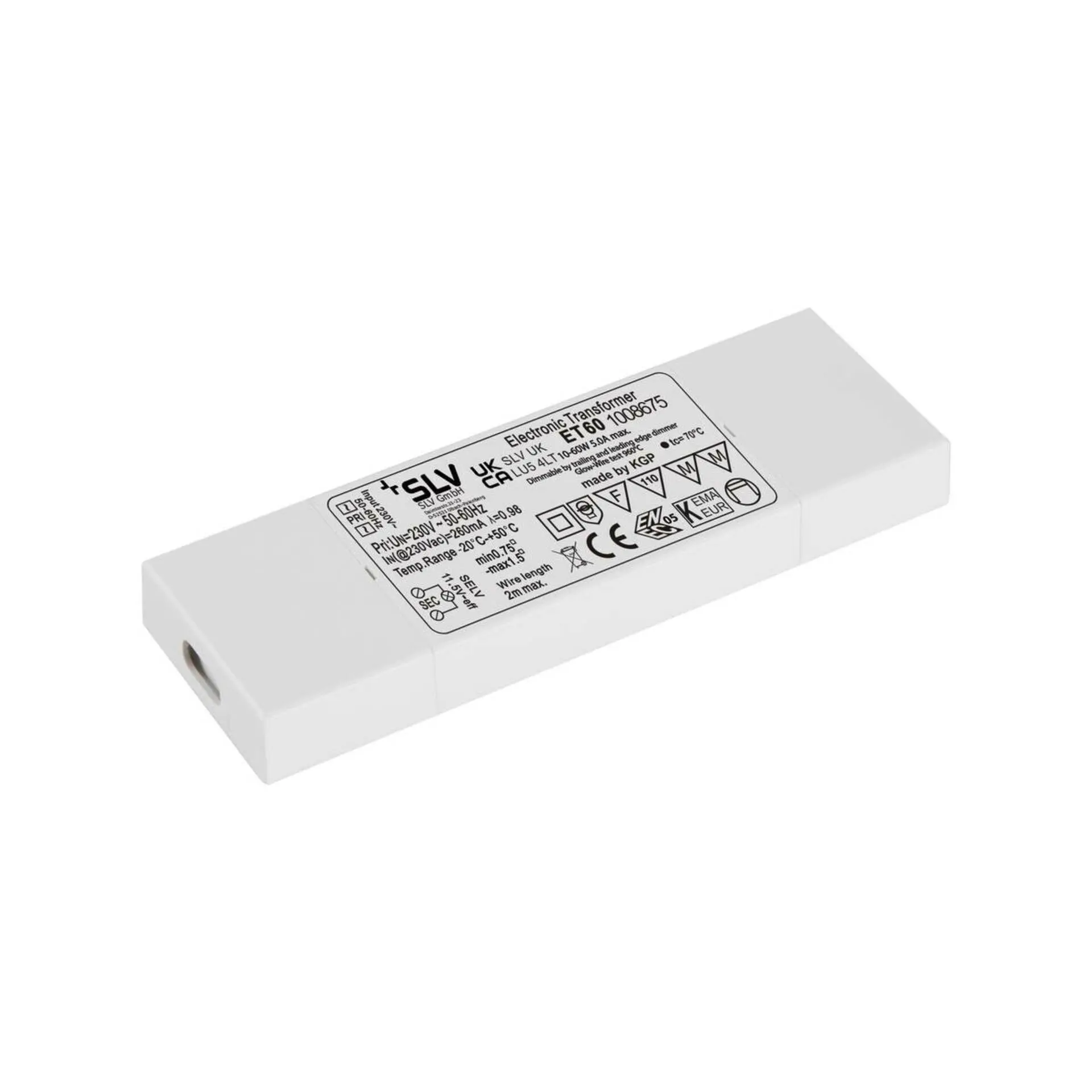 LA 1008675 LED zdroj 60W 12V, FÁZE - BIG WHITE (SLV)