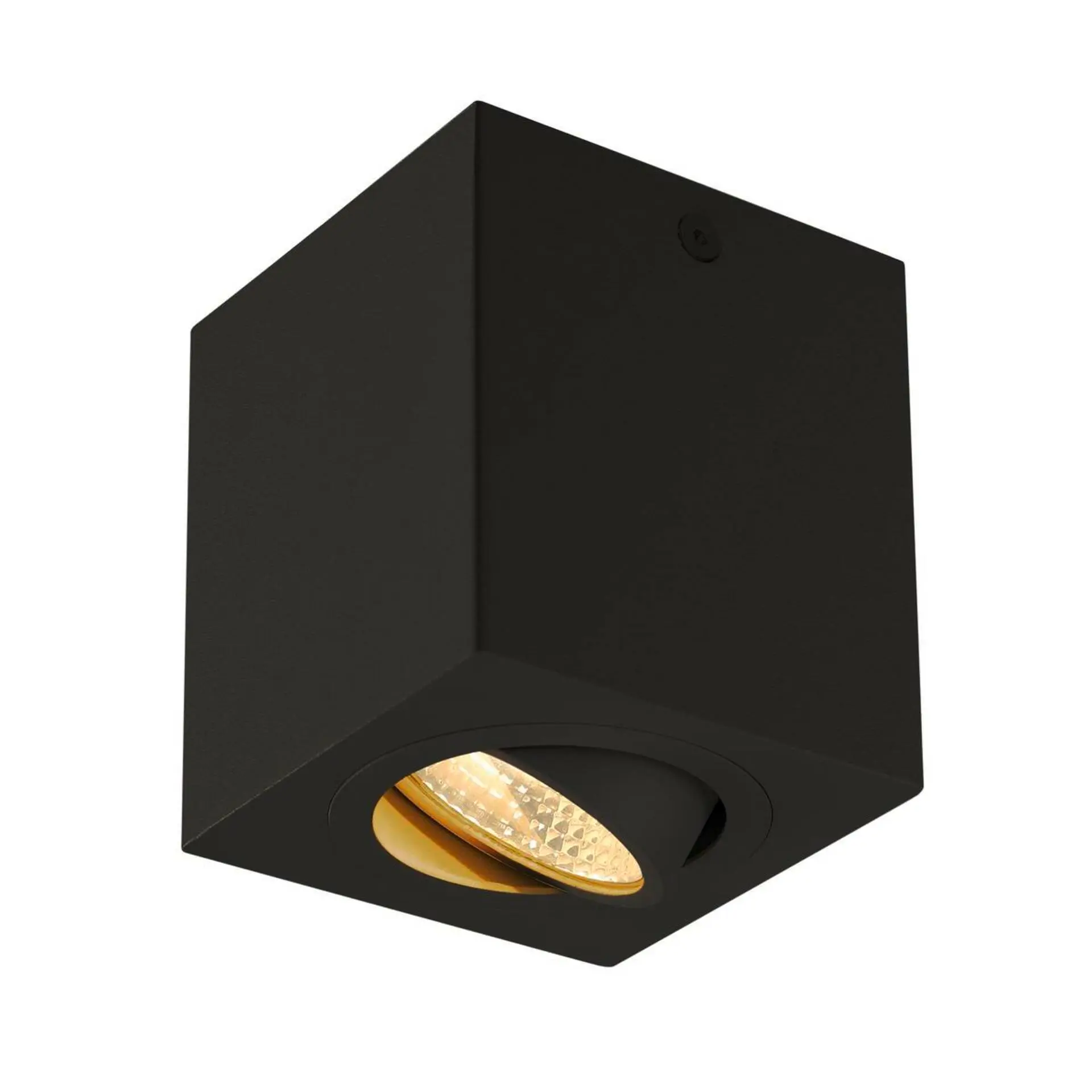 BIG WHITE SLV TRILEDO SQUARRE CL, stropní svítidlo, LED, 3000K, hranaté, černé matné, 38°, 6,2 W, vč. ovladače 113940