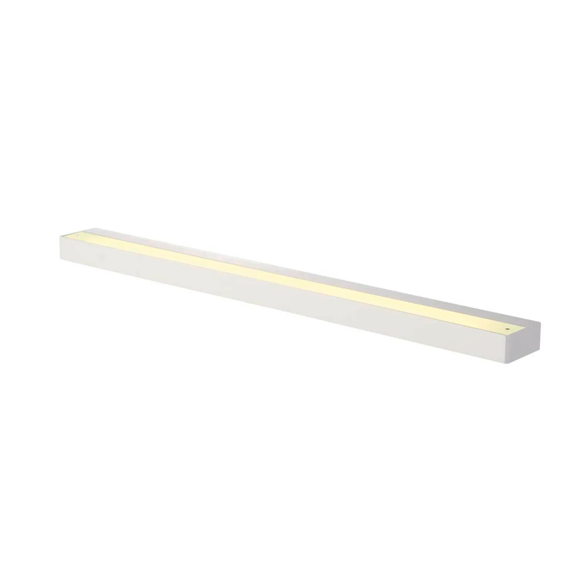 BIG WHITE SLV SEDO 21, nástěnné svítidlo, LED, 3000K, hranaté, bílé, satinované sklo, úsporná žárovka, D/Š/V 89,5/8,5/4 cm, 33 W 151