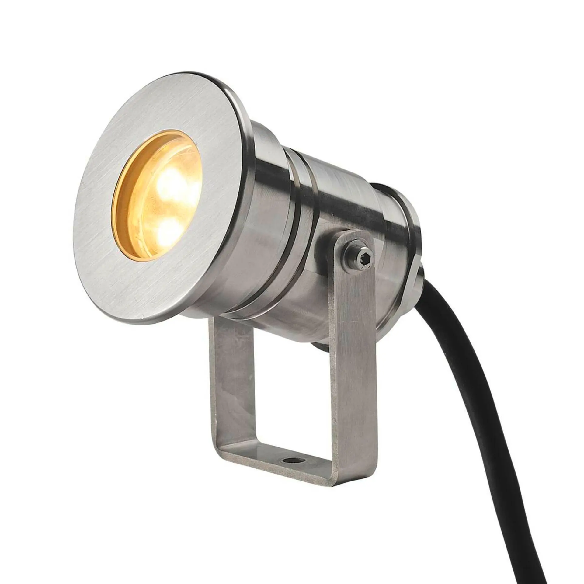 BIG WHITE SLV DASAR PROJEKTOR, venkovní reflektor, LED, 3000K, IP67, nerezová ocel 316, 230 V, 6 W 233571