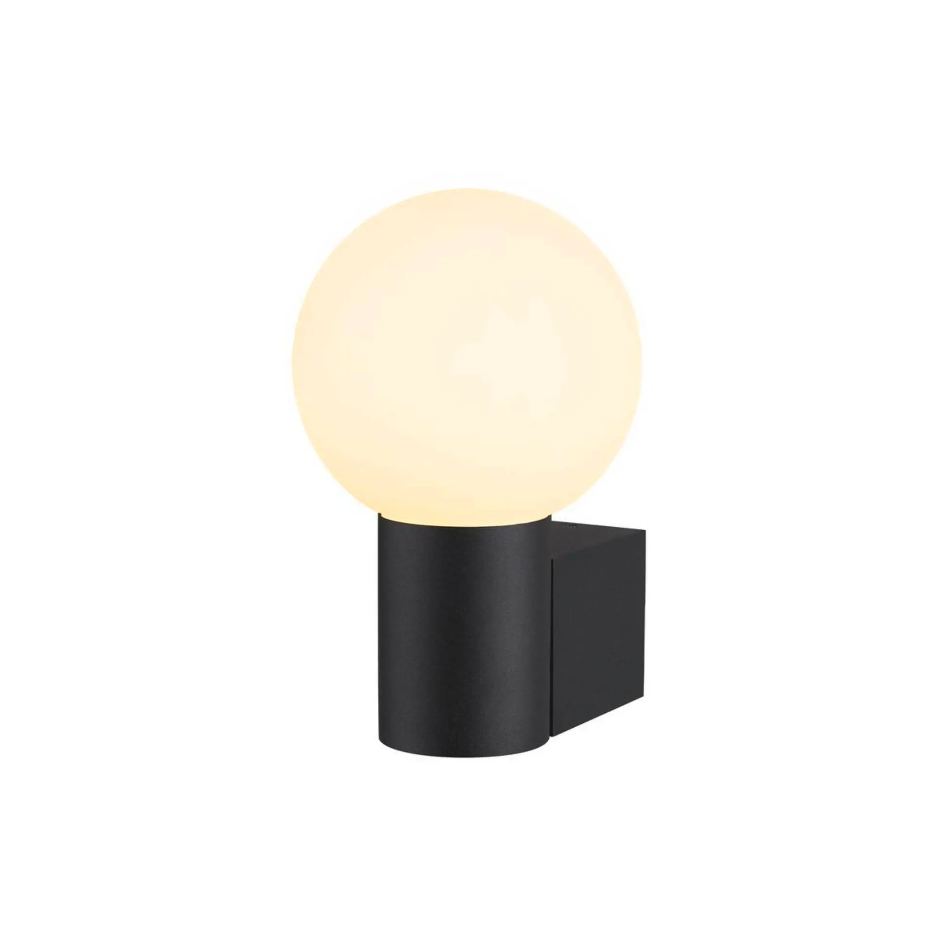 BIG WHITE SLV VARYT nástěnné přisazené svítidlo, kulaté, 1x max. 6 W E14, černá 1007603