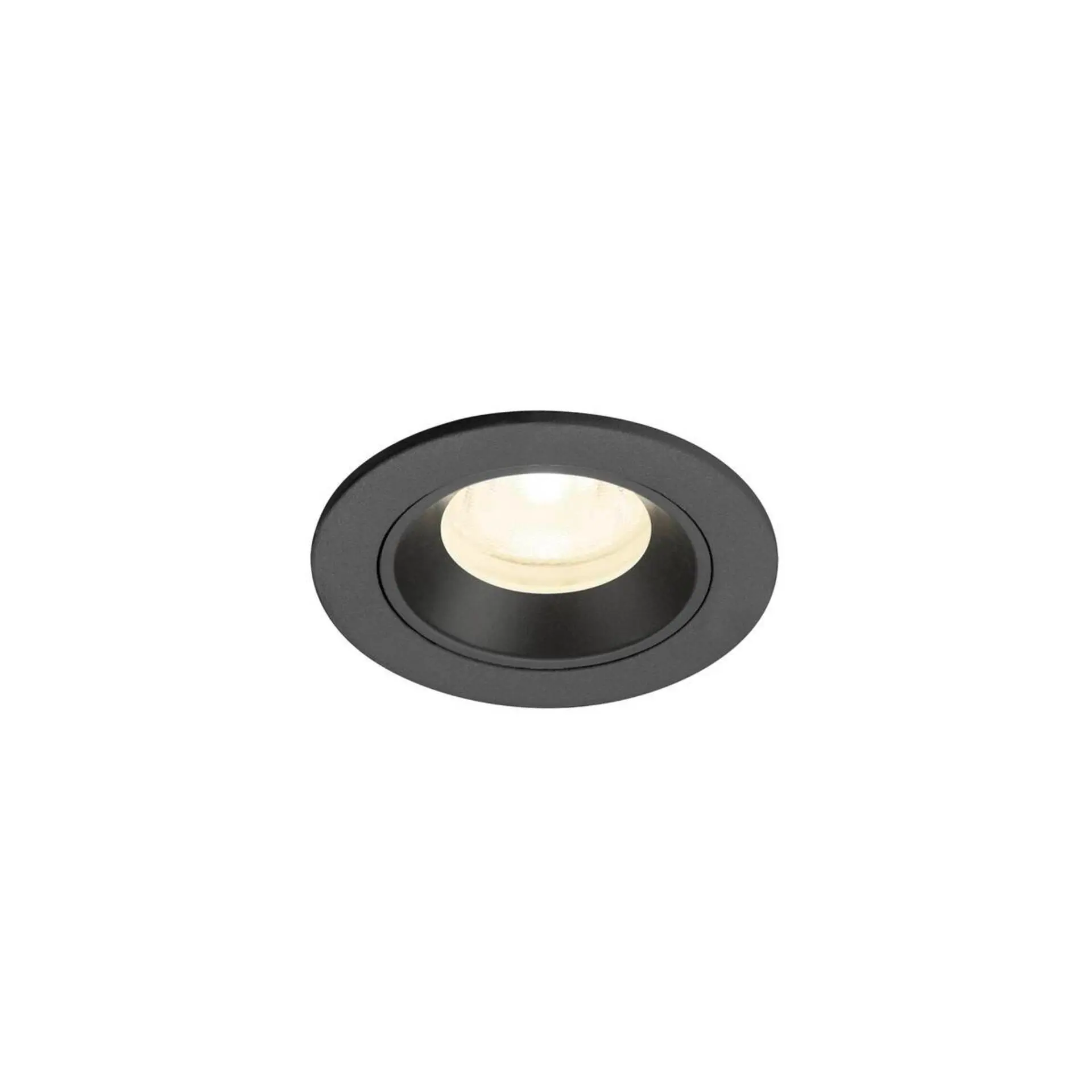 BIG WHITE SLV NUMINOS XS Stropní vestavné svítidlo, 4000 K, 40°, IP20, kulaté, černé 1009310