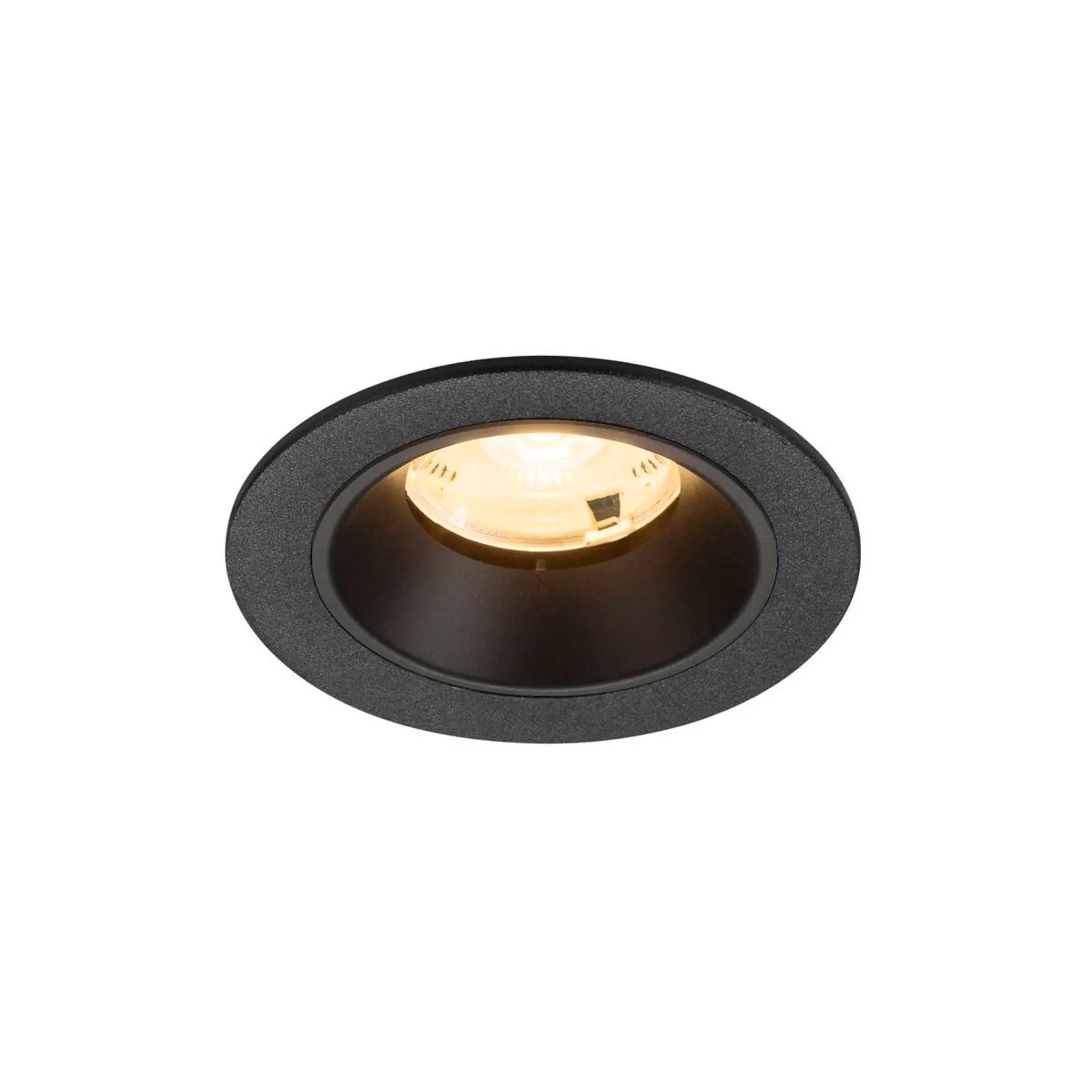 BIG WHITE SLV NUMINOS S Stropní vestavné svítidlo, 3000 K, 20°, IP20, kulaté, černé 1009451
