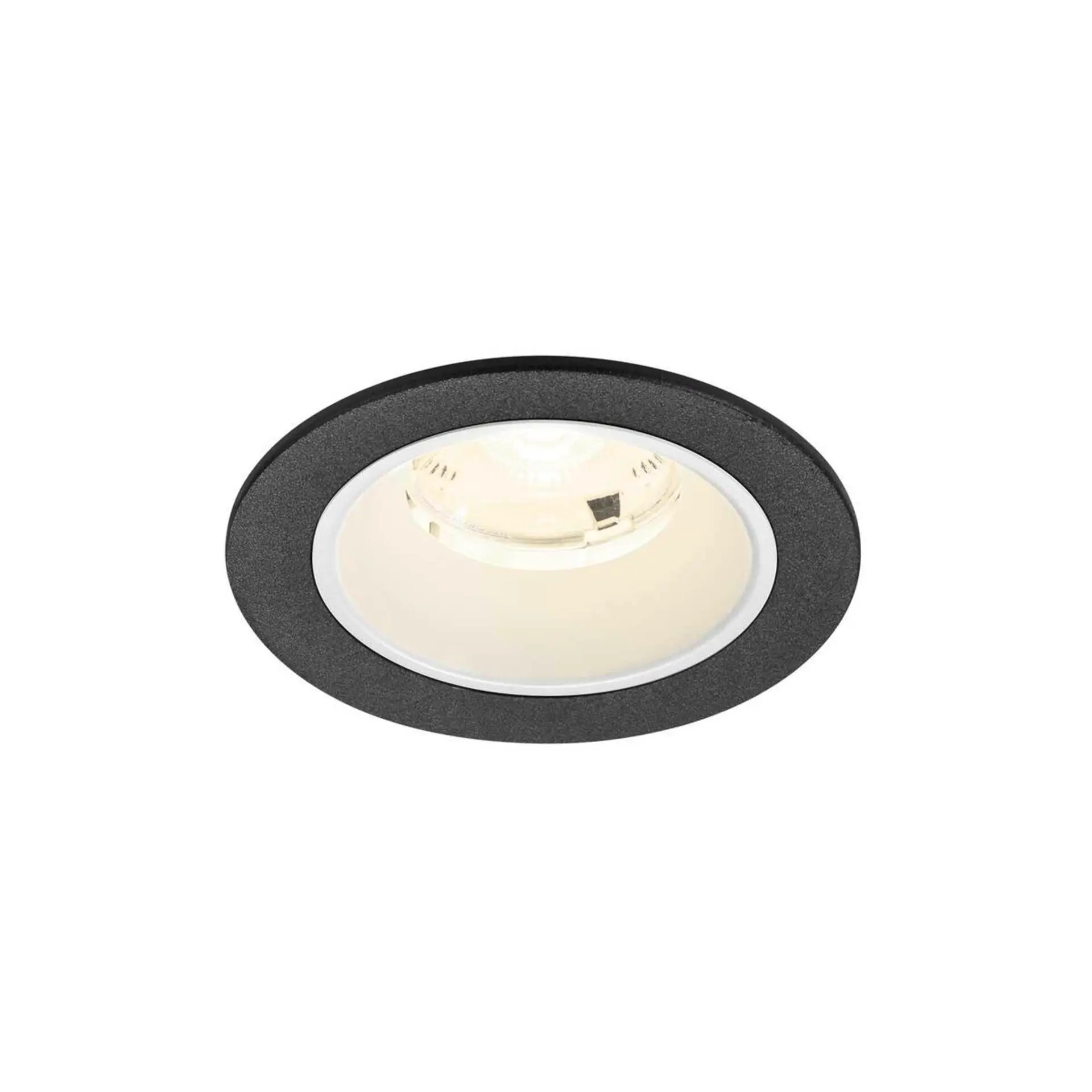 BIG WHITE SLV NUMINOS S Stropní vestavné svítidlo, 4000 K, 20°, IP20, kulaté, černé / bílé 1009470