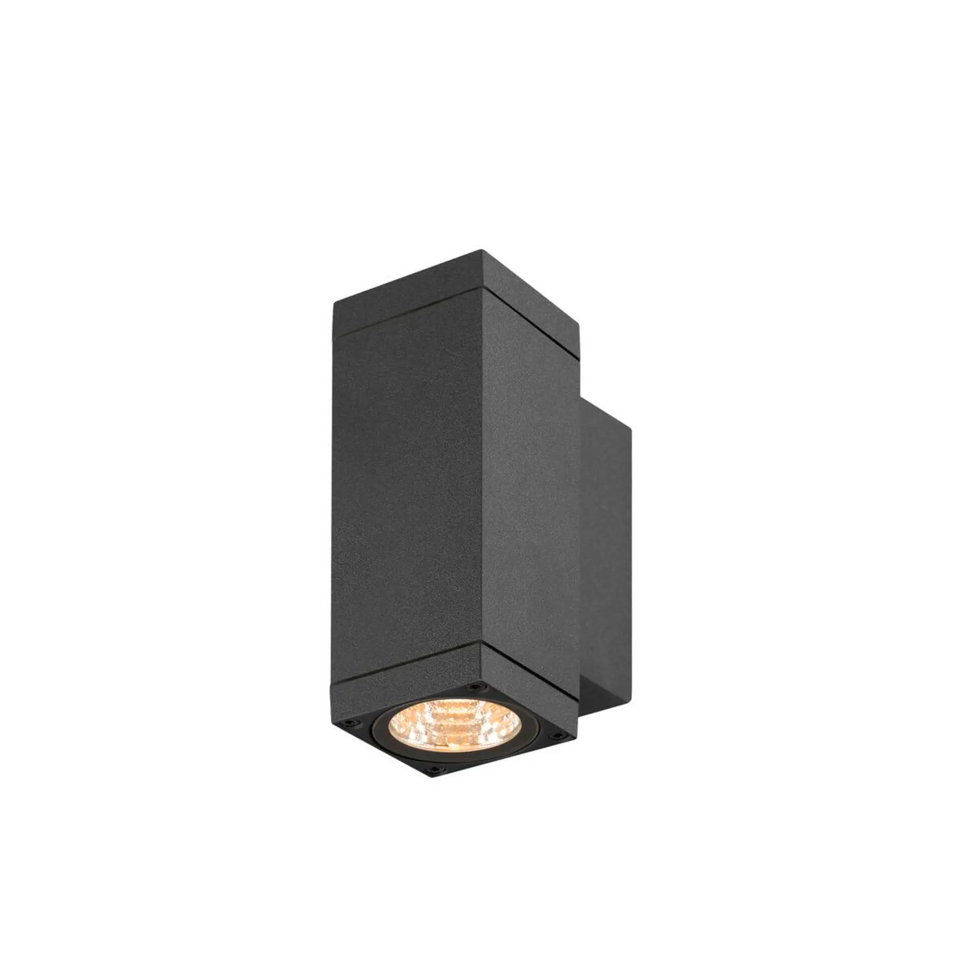 BIG WHITE SLV THEO PRO S nástěnné svítidlo pro povrchovou montáž, nahoru/dolů, DALI, P2, obdélníkové, 2700 K, 12 W, 24°, antracit 1010183