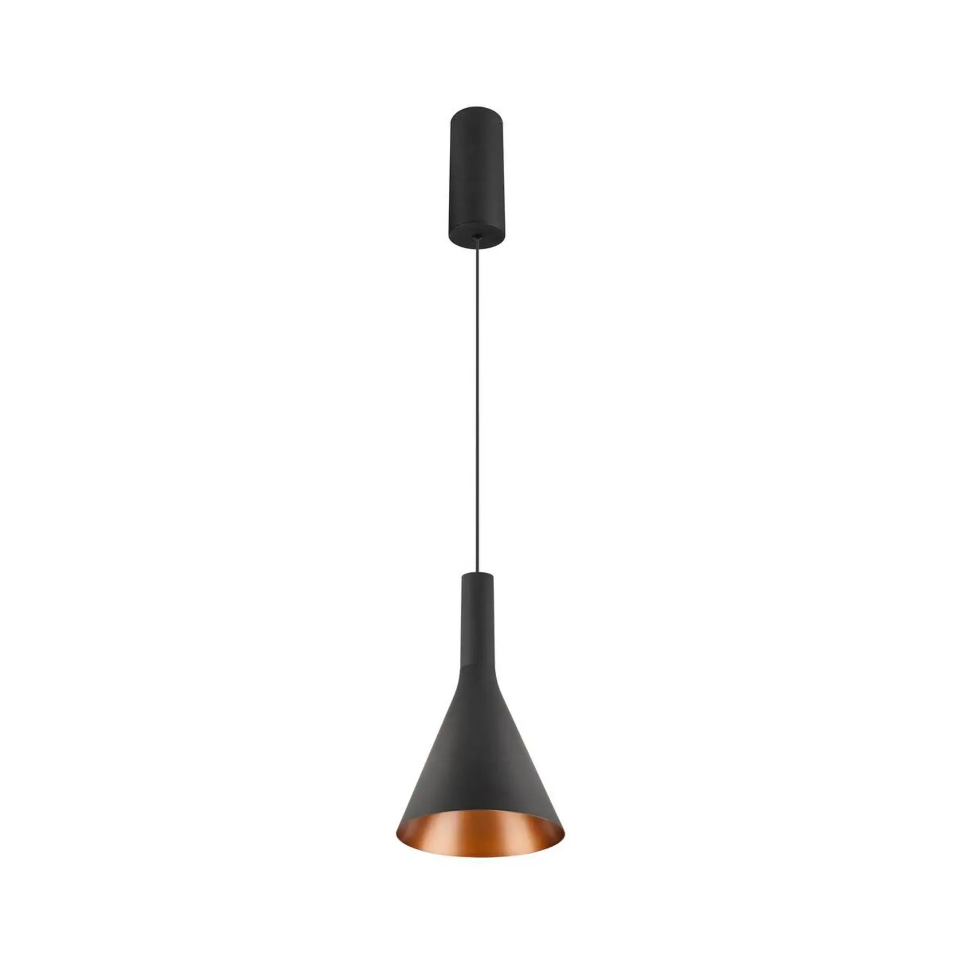 BIG WHITE SLV LALU SET závěsné svítidlo, LED základna, CONE 15, PHASE, délka závěsu 200 cm, 2700/3000 K, 40°, černá 1010789