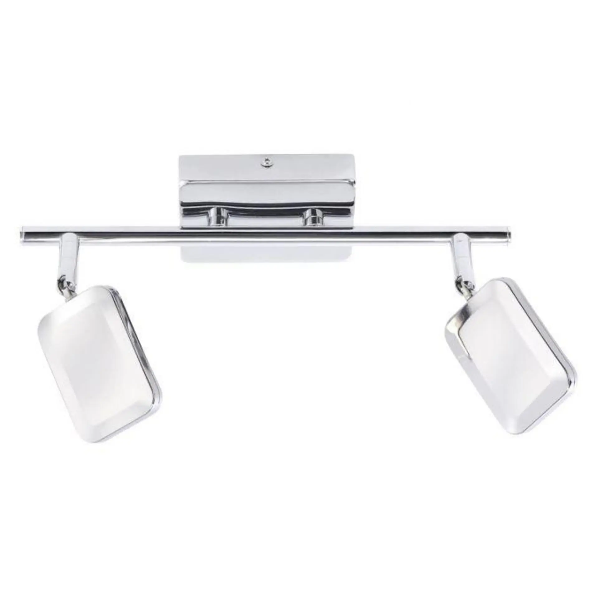 LEUCHTEN DIREKT is JUST LIGHT LED nástěnné svítidlo, stropní svítidlo, 2-ramenné, chrom 3000K LD 11242-17