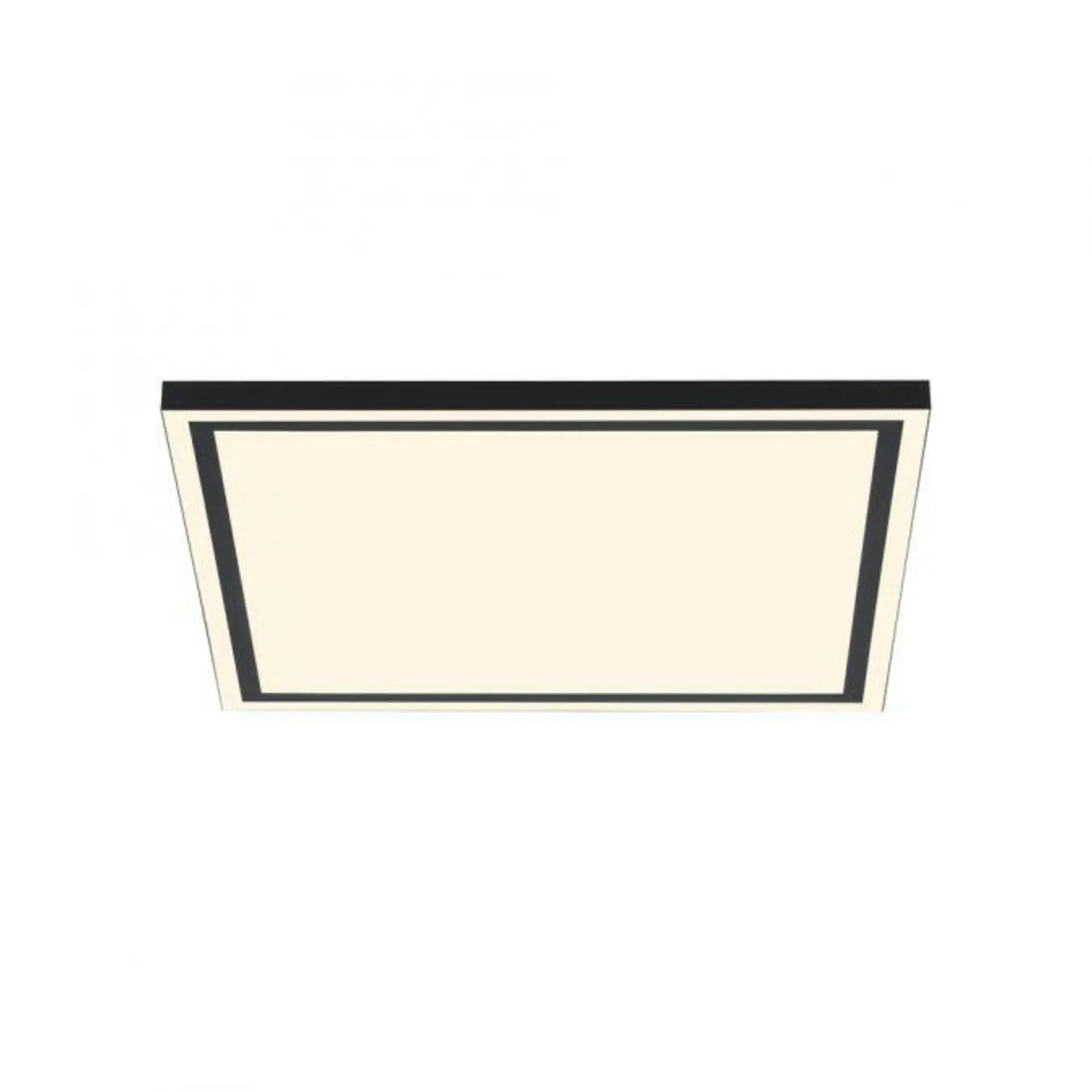 JUST LIGHT LED stropní svítidlo 45x45cm, černá, dálkové ovládání, CCT, ovládané přes aplikaci Tuya stmívatelné 2700-5000K