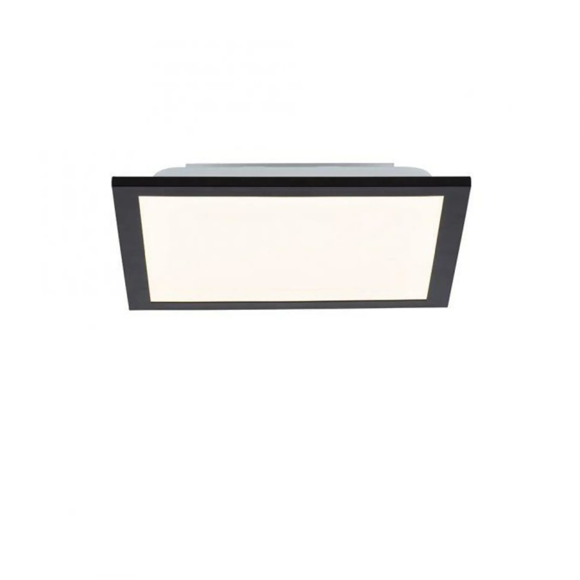 LEUCHTEN DIREKT is JUST LIGHT LED stropní svítidlo, černá, hranaté, ploché, do interiéru 3000K