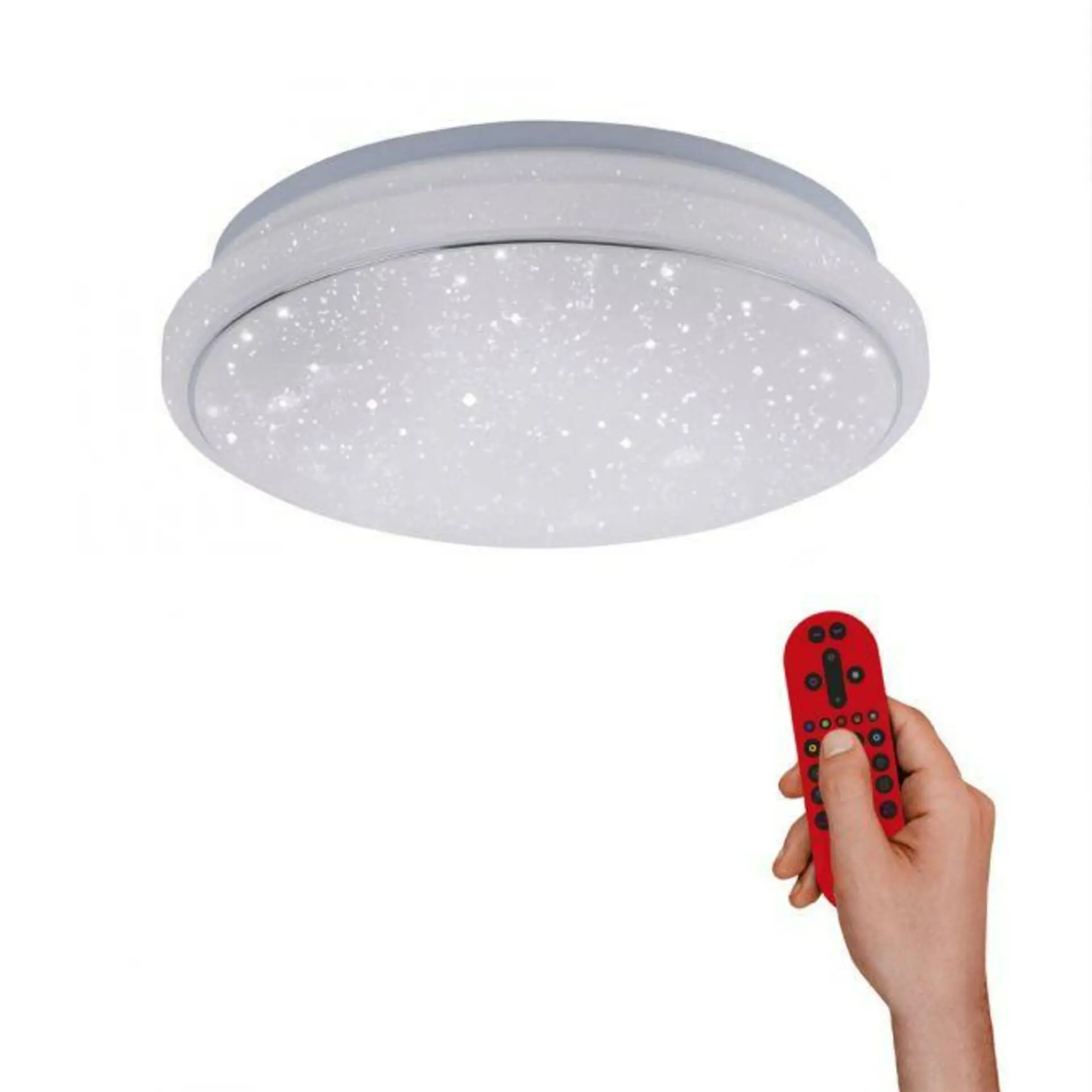 LD 14742-16 JUPI LED stropní svítidlo Smart Home s RGB změnou barev a nastavitelnou teplotou barvy světla MEDION RGB+2700-5000K - LEUCHTEN DIREKT / JUST LIGHT
