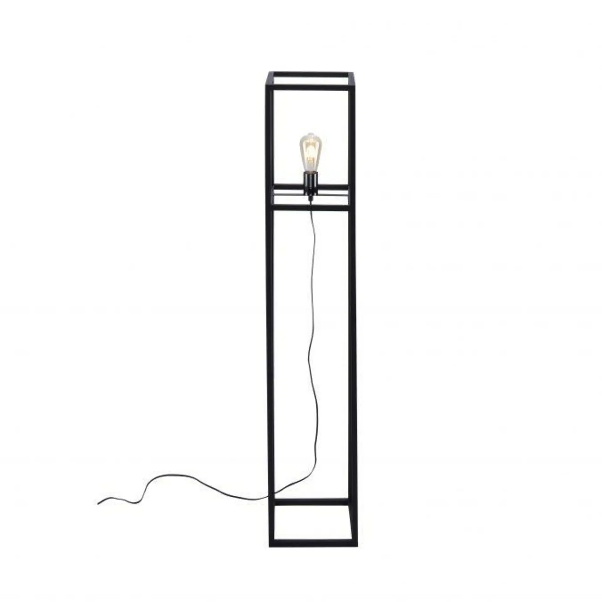 JUST LIGHT LEUCHTEN DIRECT Stojací svítidlo, černá, retro styl, design LD 15814-18