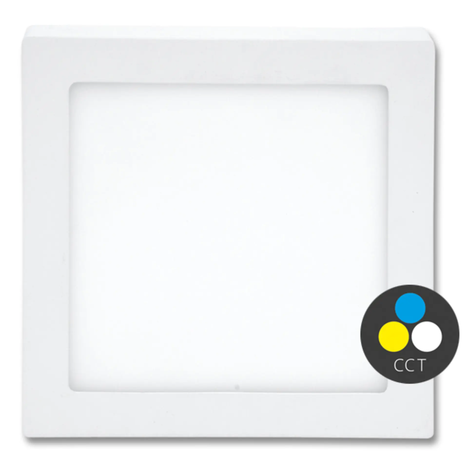 Ecolite SMD panel přisazený 22,5x22,5cm 18W CCT IP20 1620lm LED24V-CSQ-CCT/18W/BI