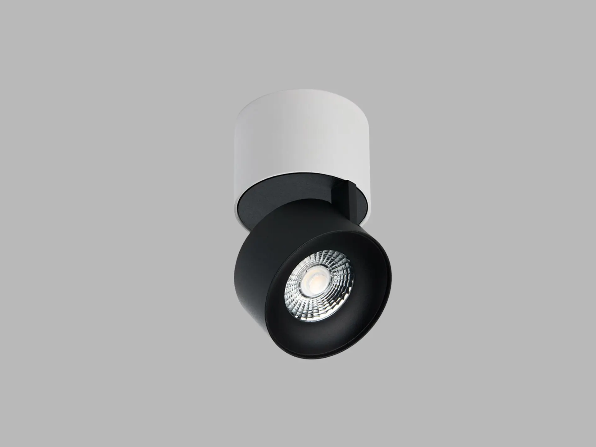 LED2 11508213D Svítidlo KLIP ON, WB DALI/PUSH DIM 11W 2700K stropní bílá/černá - LED2 Lighting