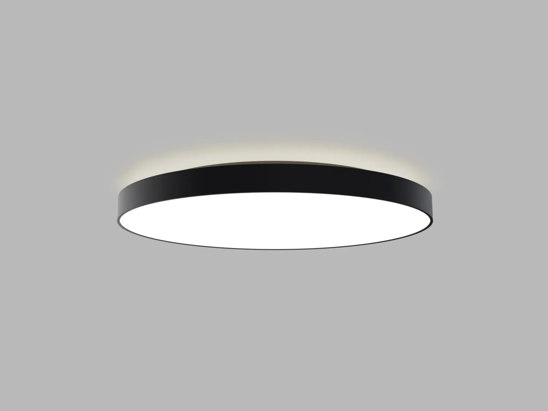 LED2 1275753D Stropní svítidlo RINGO II 80 P/N, B DALI/PUSH DIM 80+12W 3000K/4000K černá