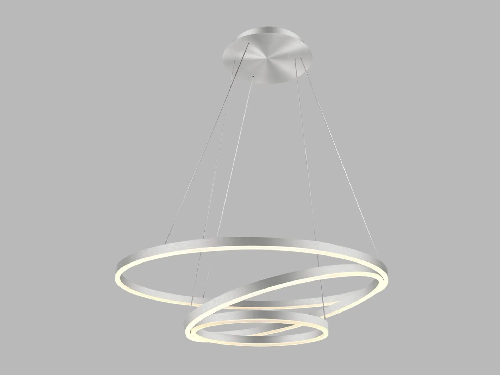 LED2 3271176ZBTW Závěsné svítidlo CIRCLE 3 P-Z, N ZIGBEE TW 136W 2700K-4000K matný nikl