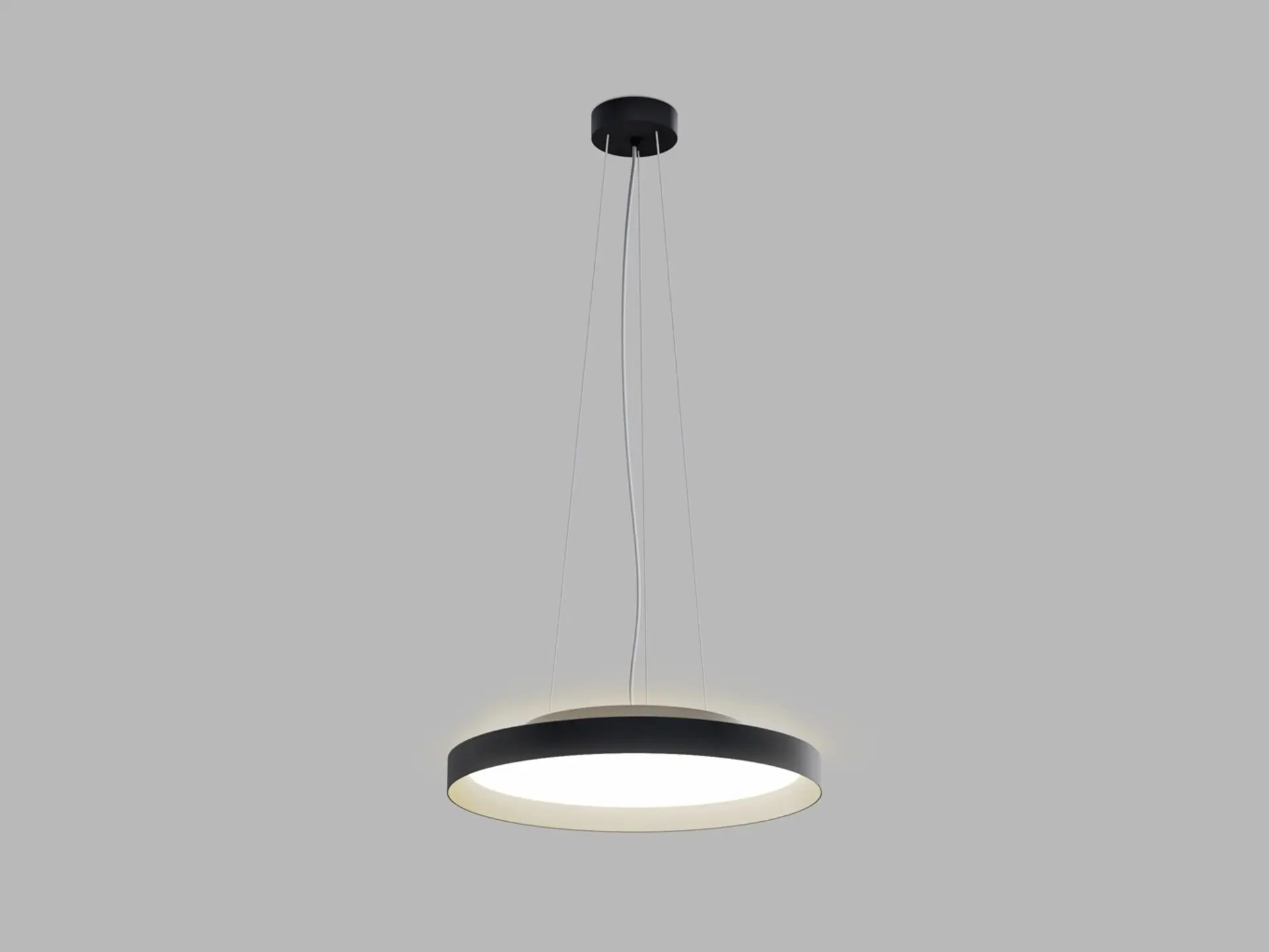 LED2 32748737D LED2 Závěsné svítidlo MOON 40 P/N-Z, BCH DALI/PUSH 36W (30+6) 2700K/3000K/4000K černá/šampaň - LED2 Lighting