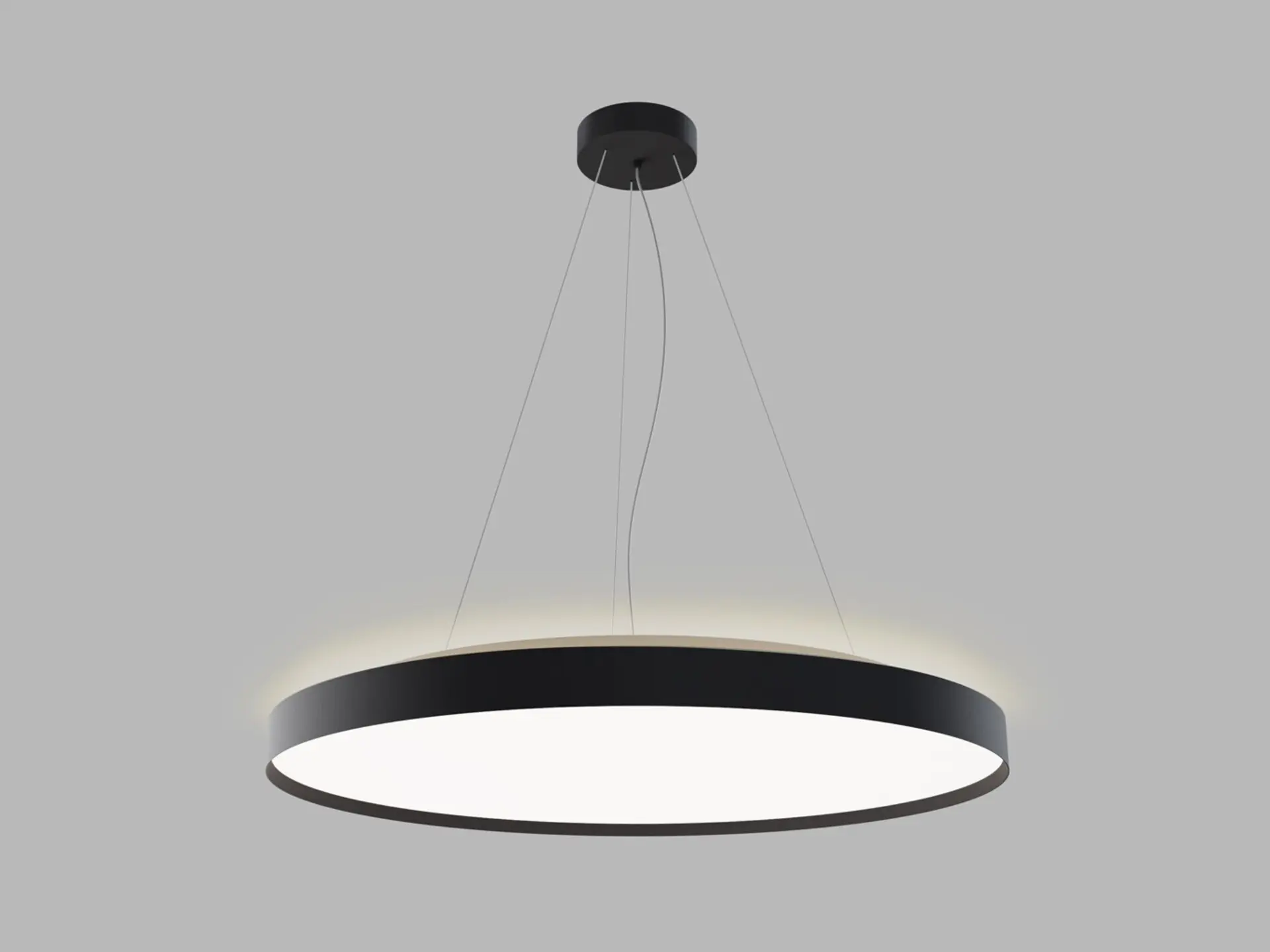 LED2 3276053CSTW Závěsné svítidlo TORO 80 P/N-Z, B CASAMBI TW 80+12W 3000K-4000K černá