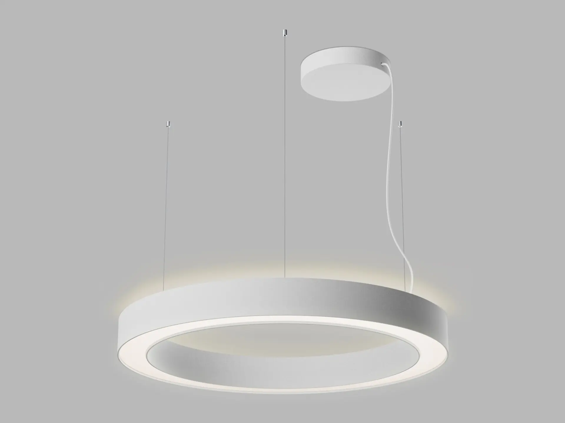 LED2 3276471CSTW Závěsné svítidlo SATURN SLIM II 80 P/N-Z, W CASAMBI TW 80W (50+30) 2700K-4000K bílá