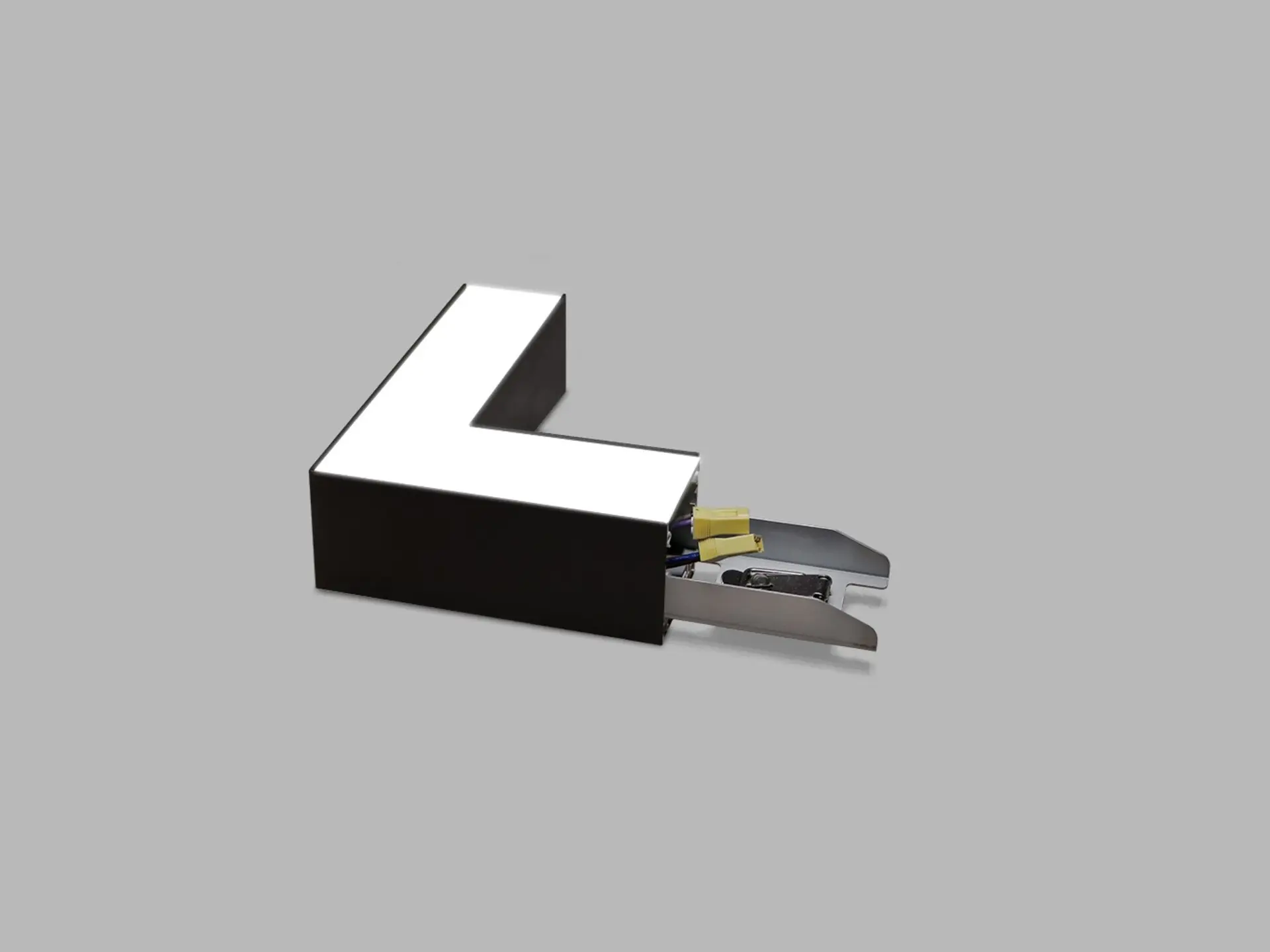 LED2 6315353D LED2 LINO II LIGHT CORNER, B DALI/PUSH 12W 3000K-4000K černá - LED2 Lighting