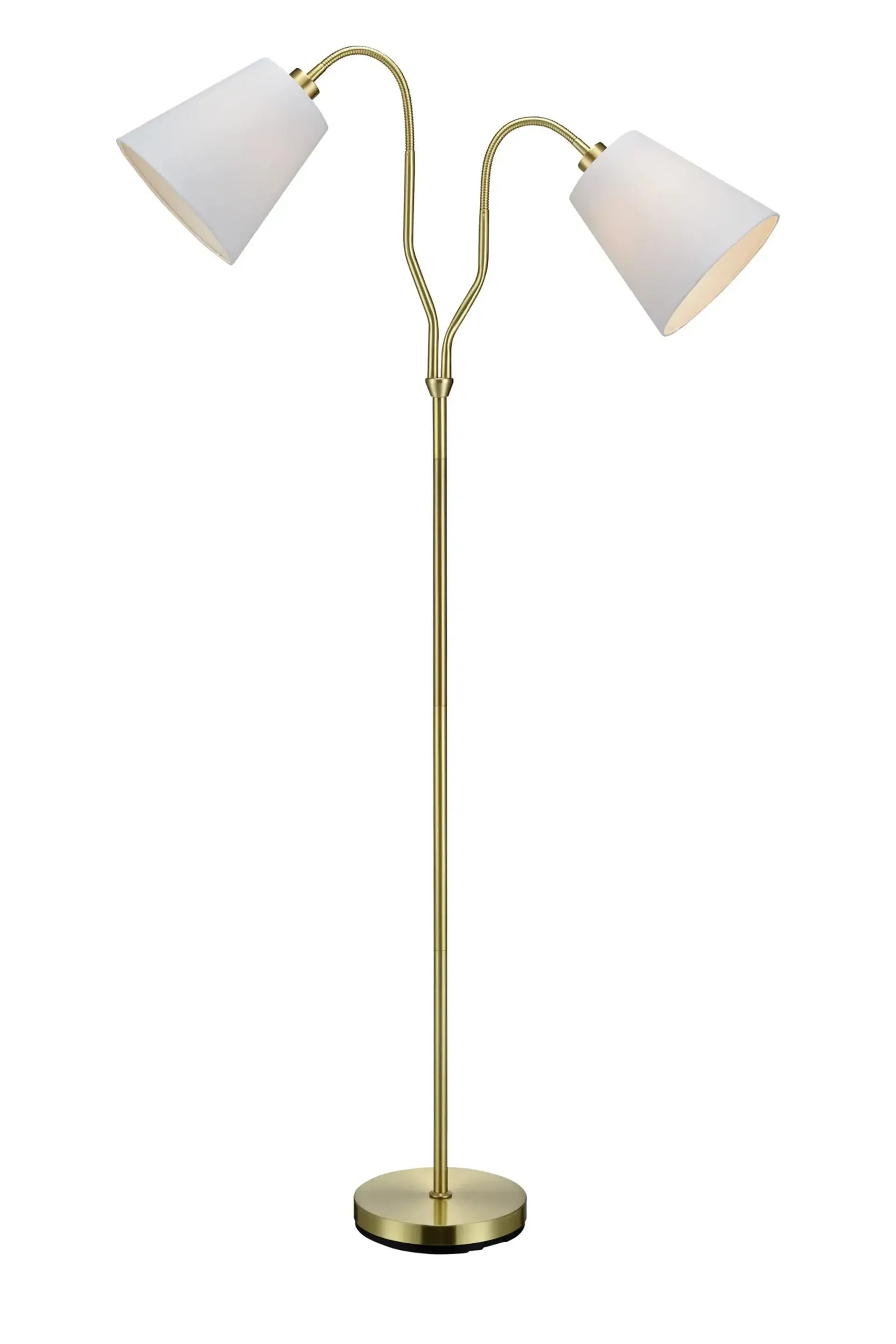 MARKSLOJD Markslöjd Modena stojací lampa mosaz/bílá