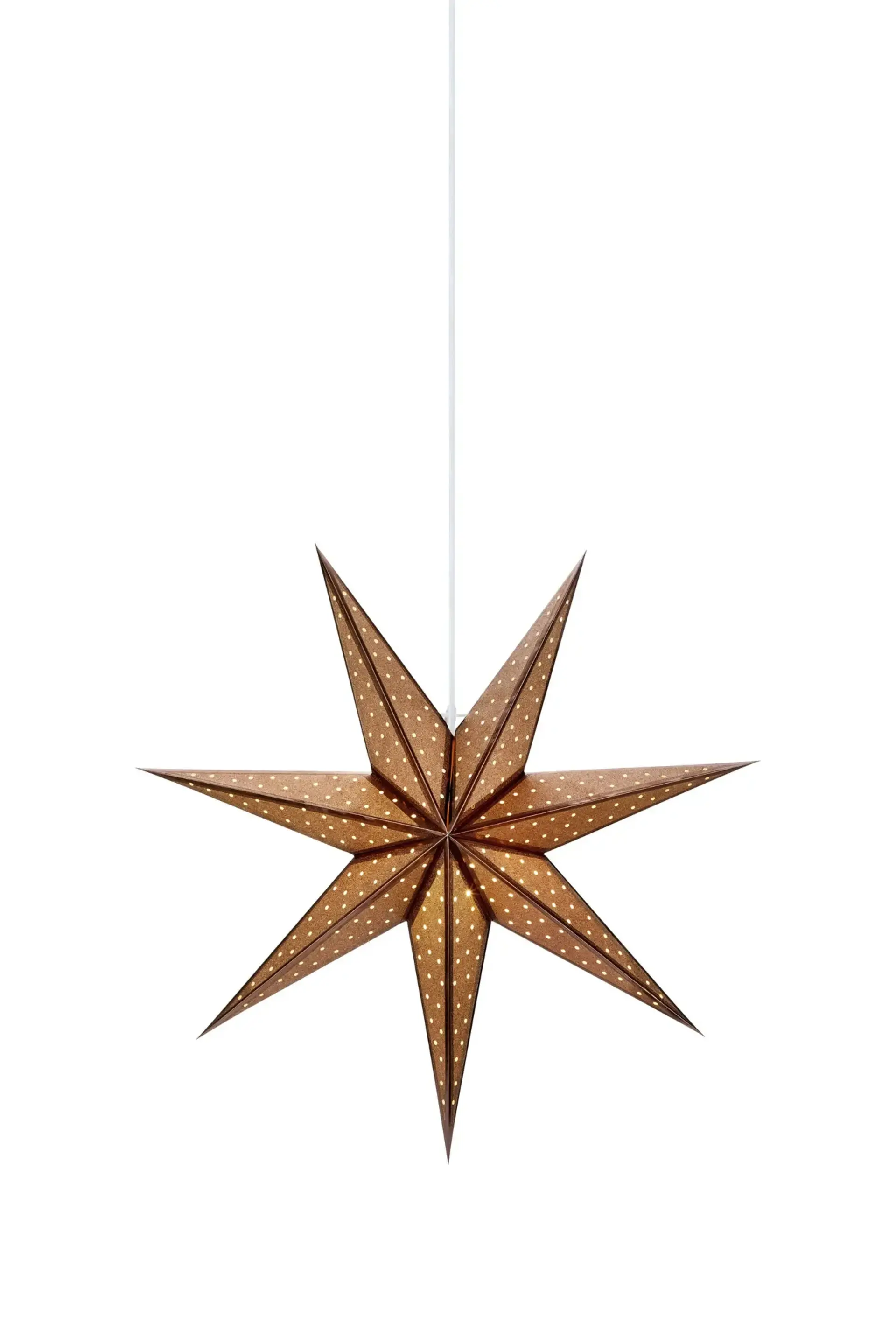 MARKSLOJD Markslöjd Glitter bronzová závěsná hvězda 45 cm